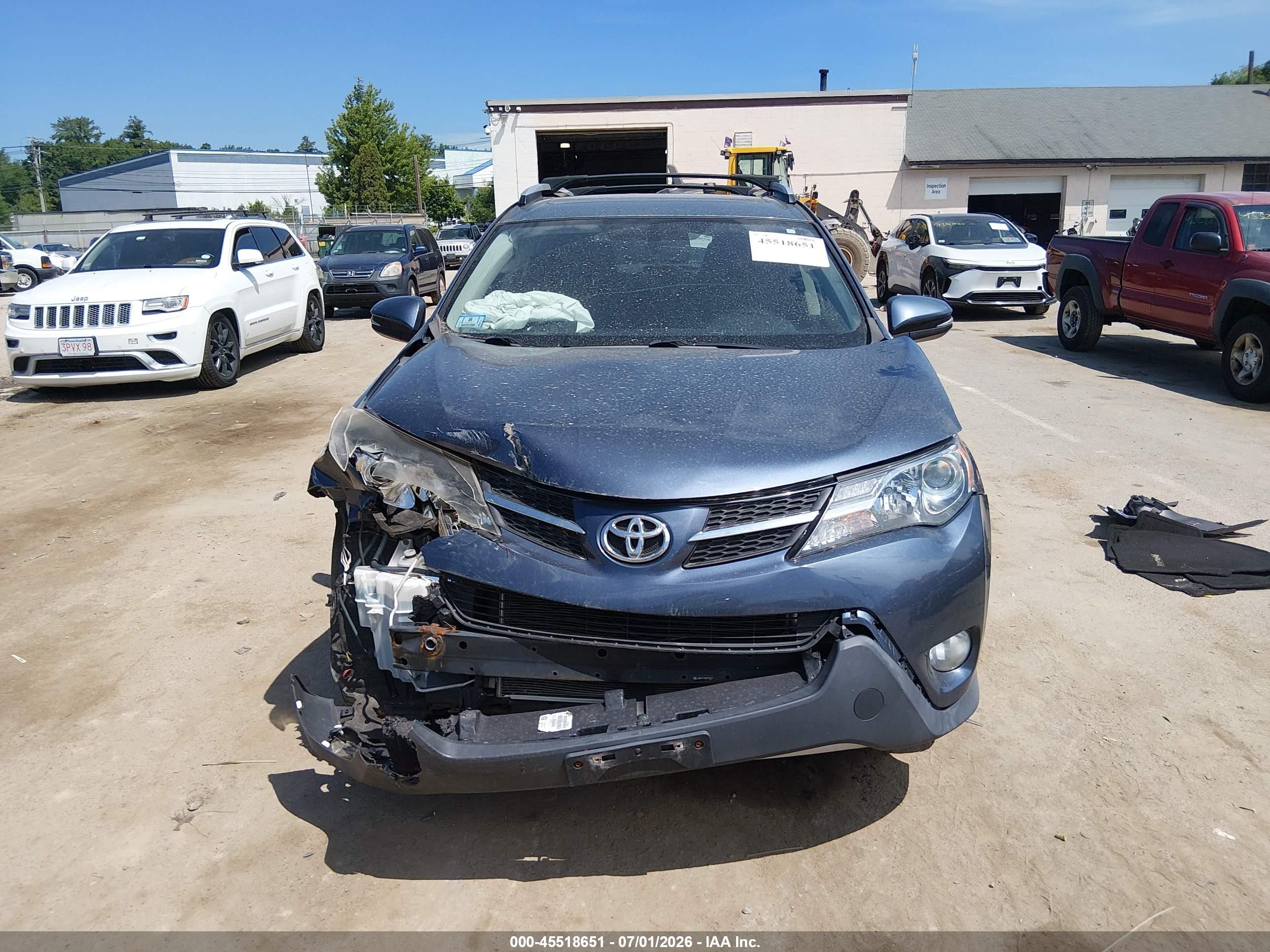 2013 Toyota Rav4 Xle Blue vin: JTMRFREVXDD038235