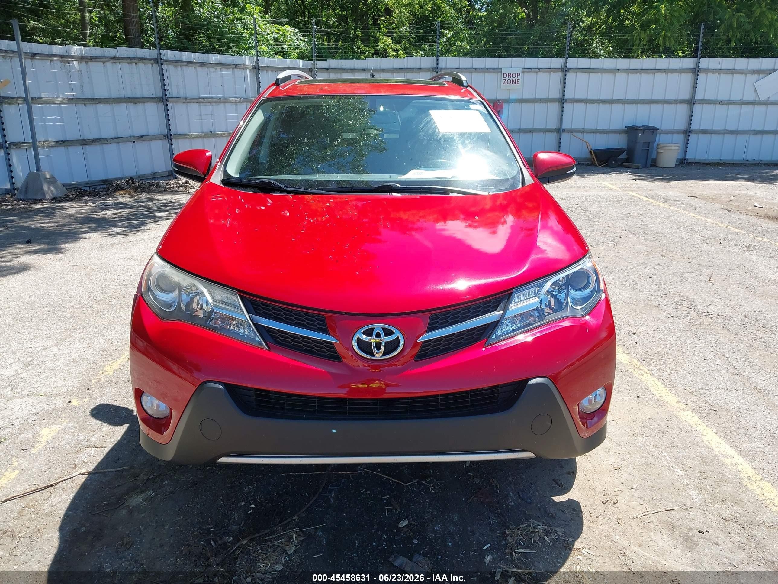 2013 Toyota Rav4 Xle Красный vin: JTMRFREVXDD041118