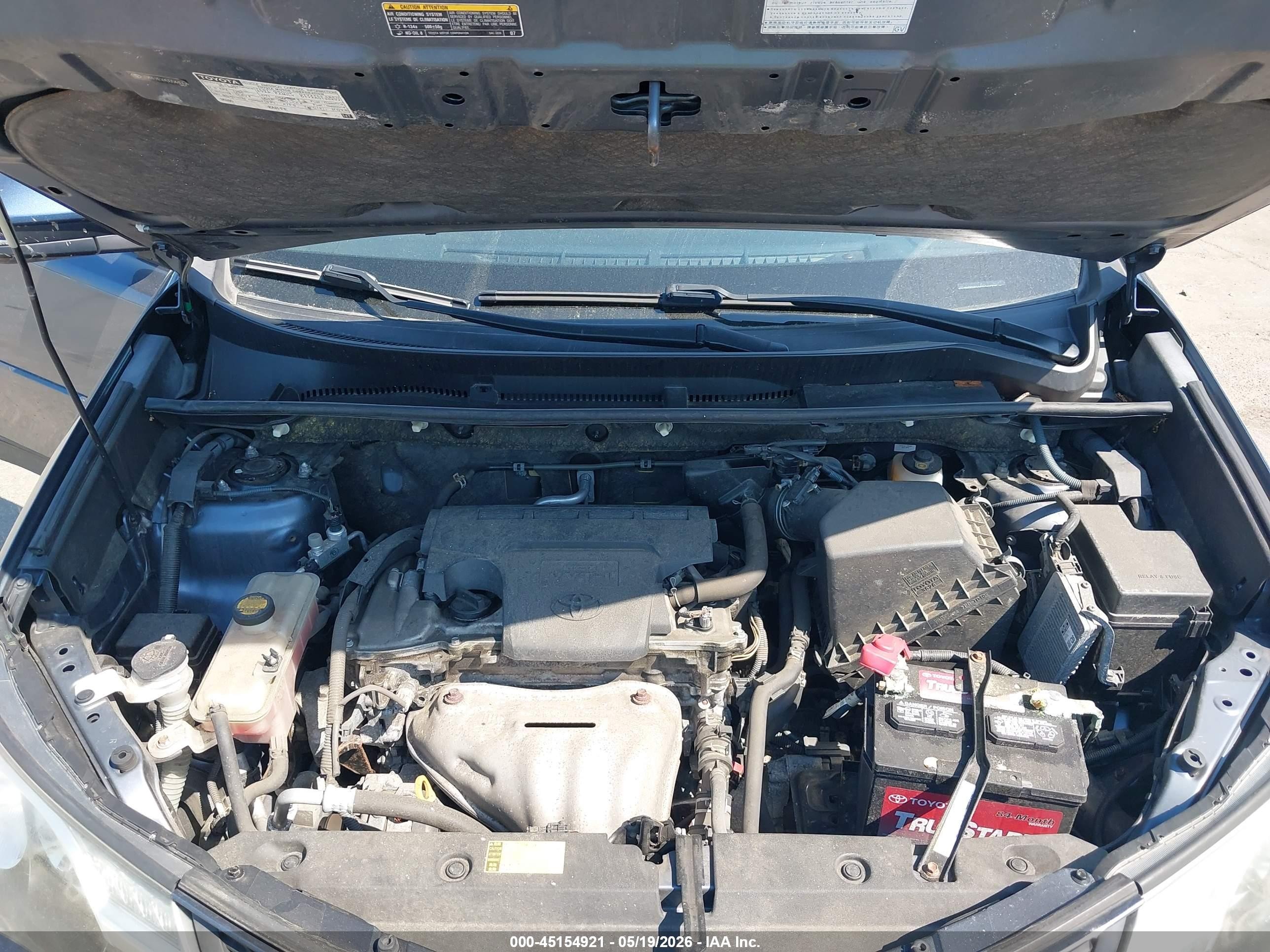 2013 Toyota Rav4 Xle Blue vin: JTMRFREVXDD044004
