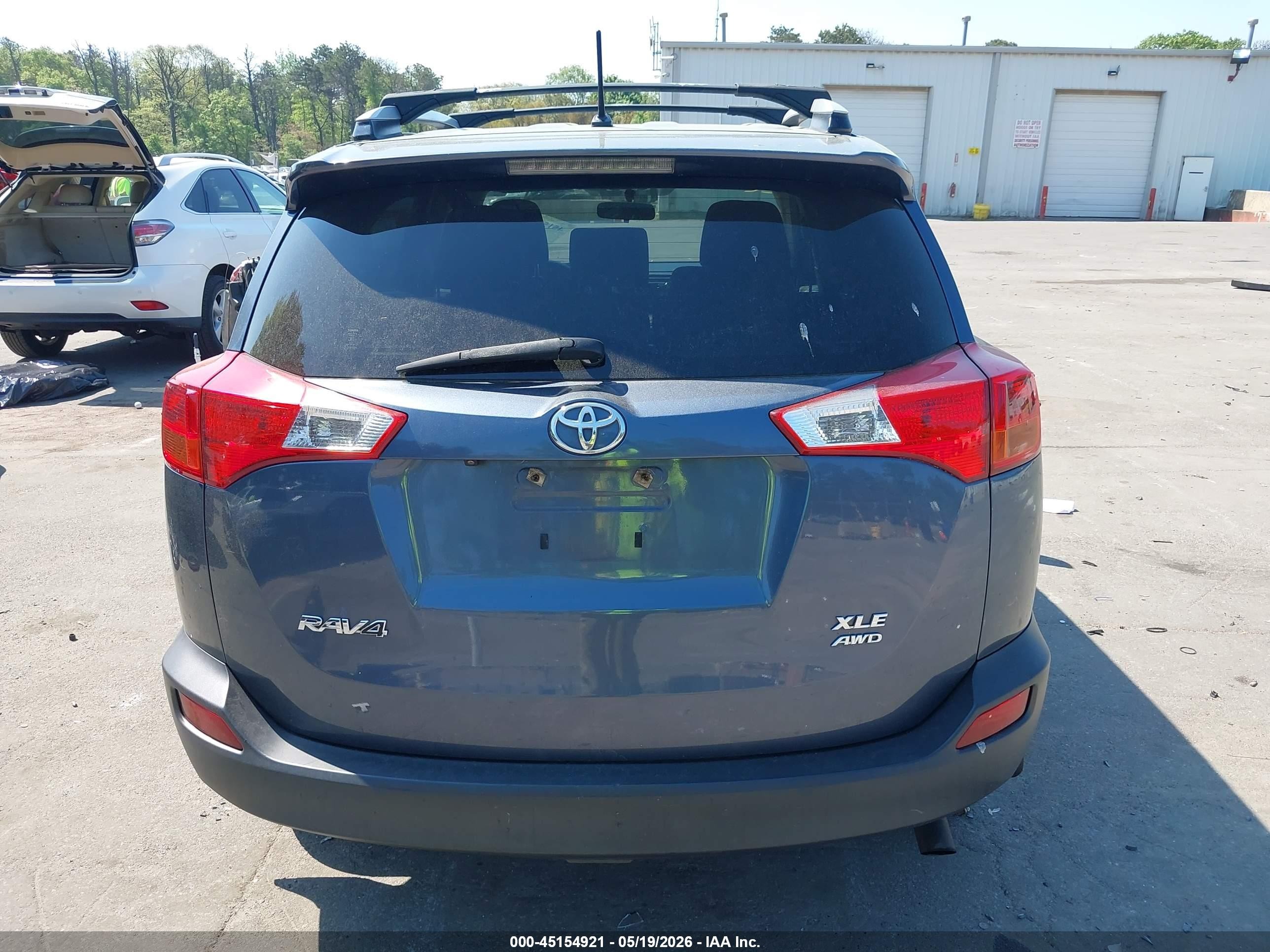 2013 Toyota Rav4 Xle Blue vin: JTMRFREVXDD044004