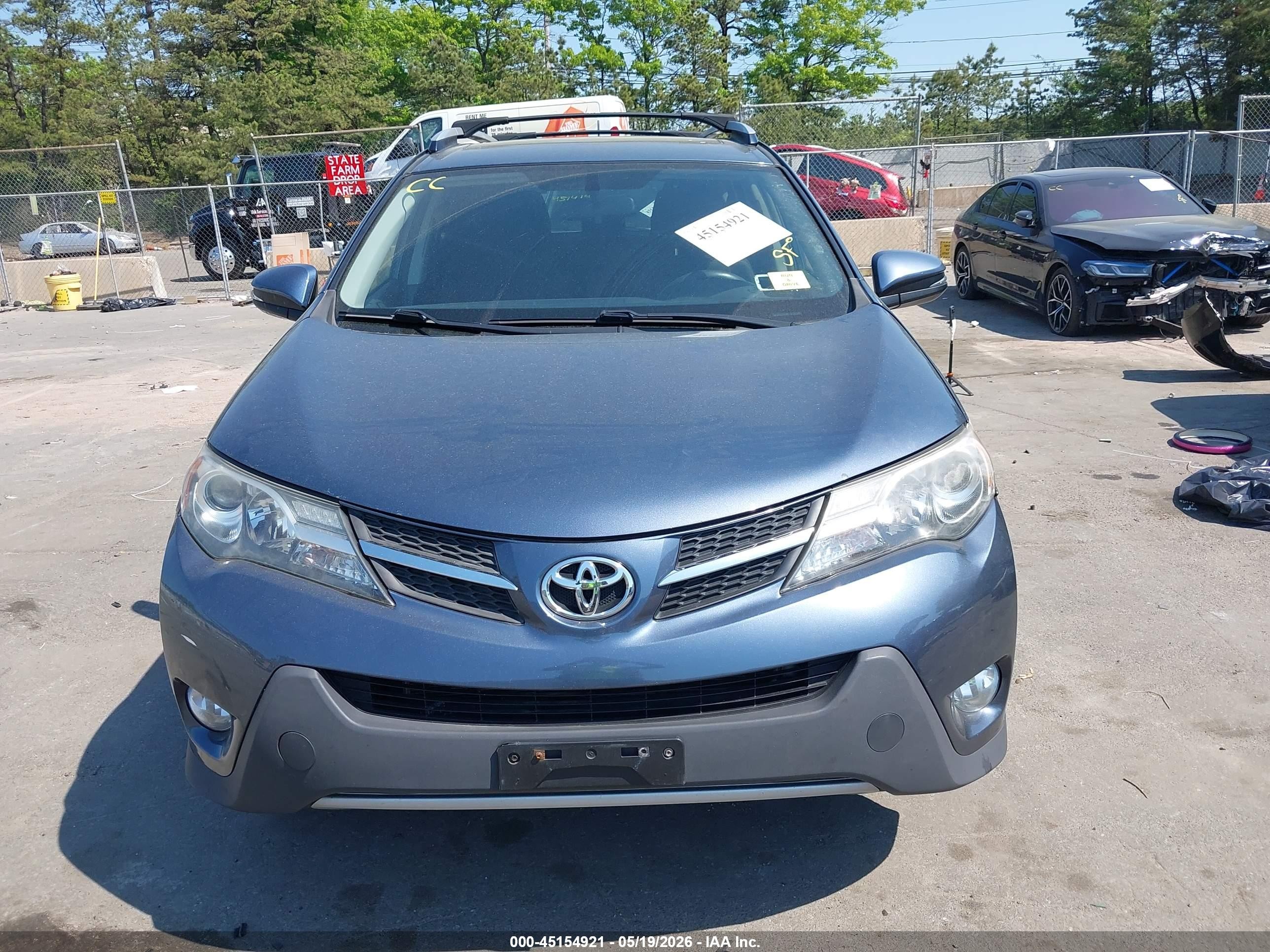 2013 Toyota Rav4 Xle Blue vin: JTMRFREVXDD044004