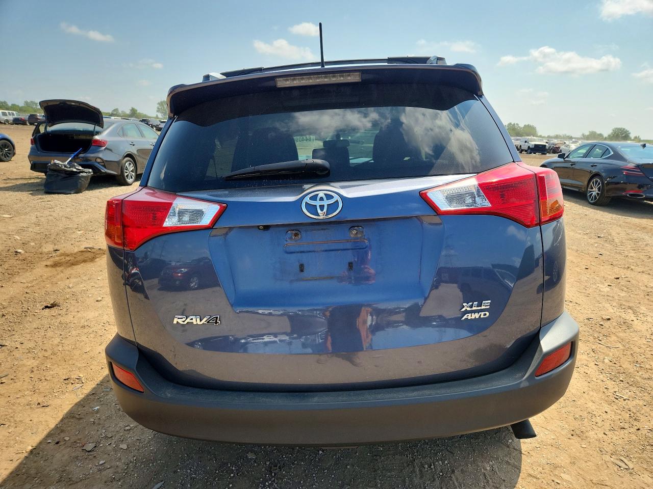 2014 Toyota Rav4 Xle Blue vin: JTMRFREVXED048751