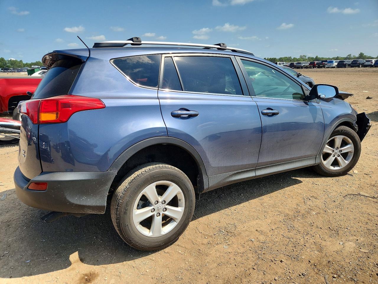 2014 Toyota Rav4 Xle Blue vin: JTMRFREVXED048751