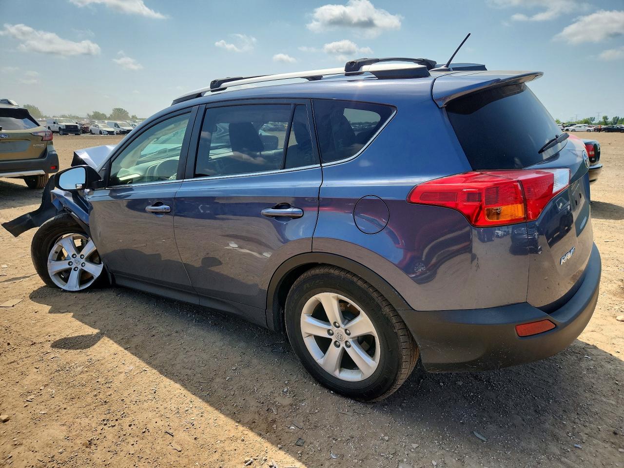 2014 Toyota Rav4 Xle Blue vin: JTMRFREVXED048751