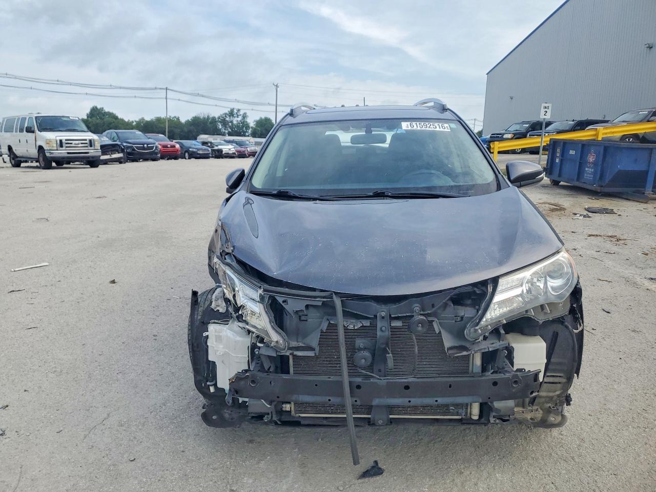 2014 Toyota Rav4 Xle Gray vin: JTMRFREVXED089042