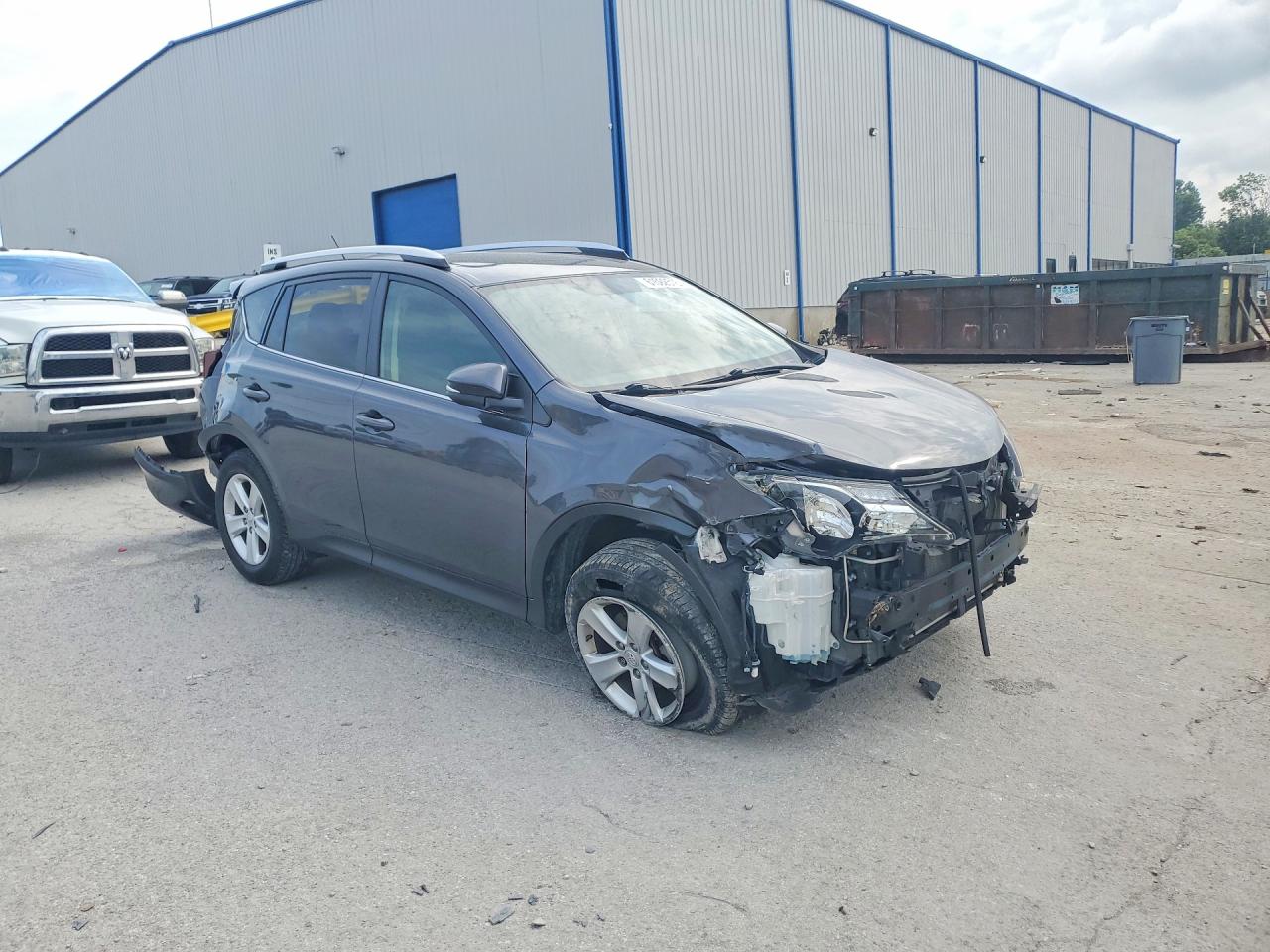 2014 Toyota Rav4 Xle Gray vin: JTMRFREVXED089042