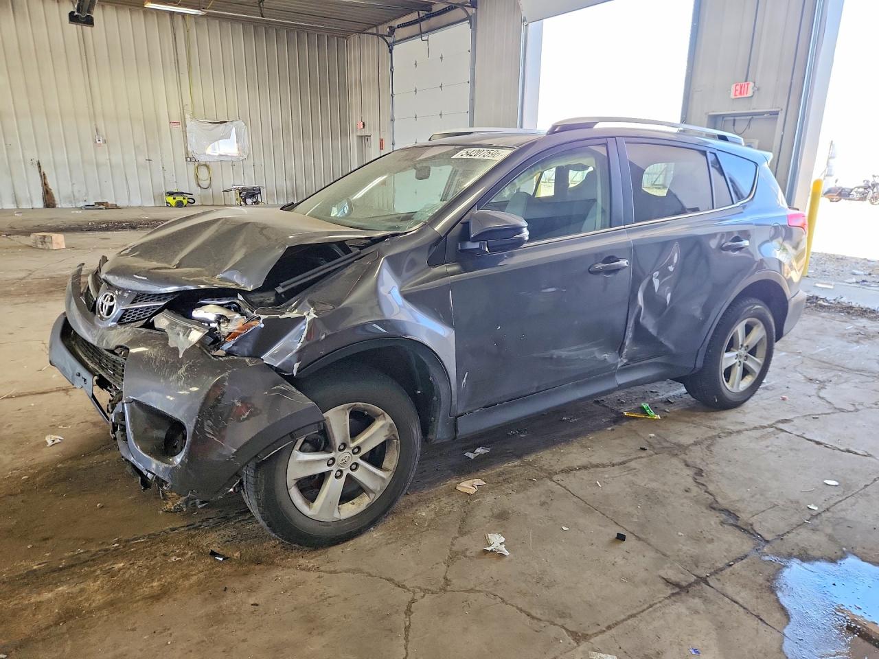 2014 Toyota Rav4 Xle Серый vin: JTMRFREVXED092734