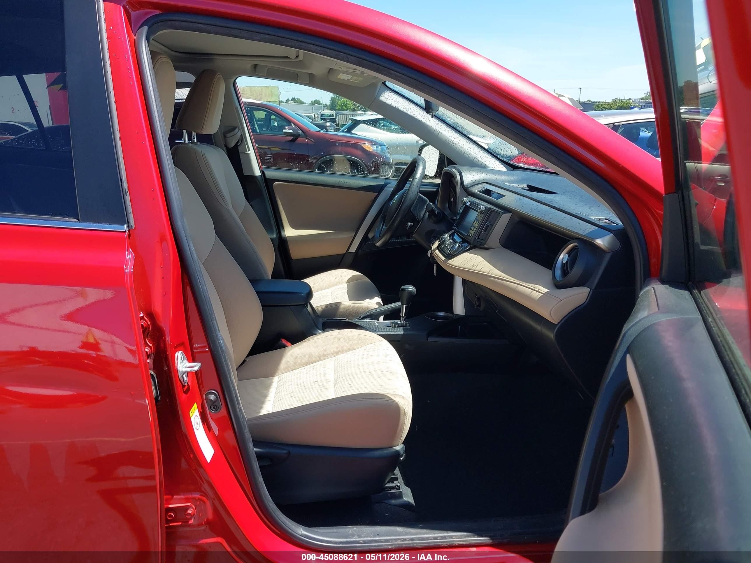 2014 Toyota Rav4 Xle Red vin: JTMRFREVXED092815