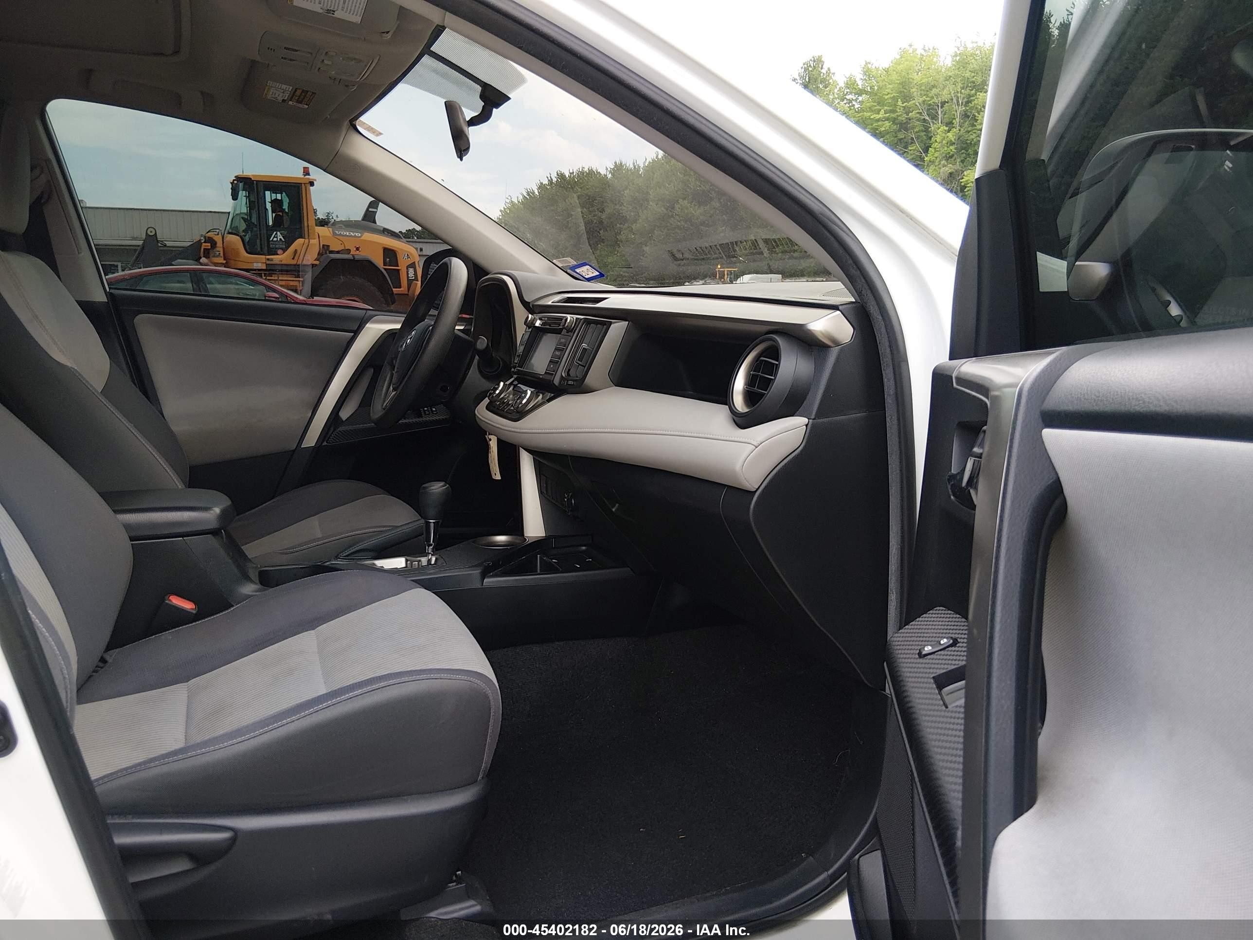 2014 Toyota Rav4 Xle White vin: JTMRFREVXED094032