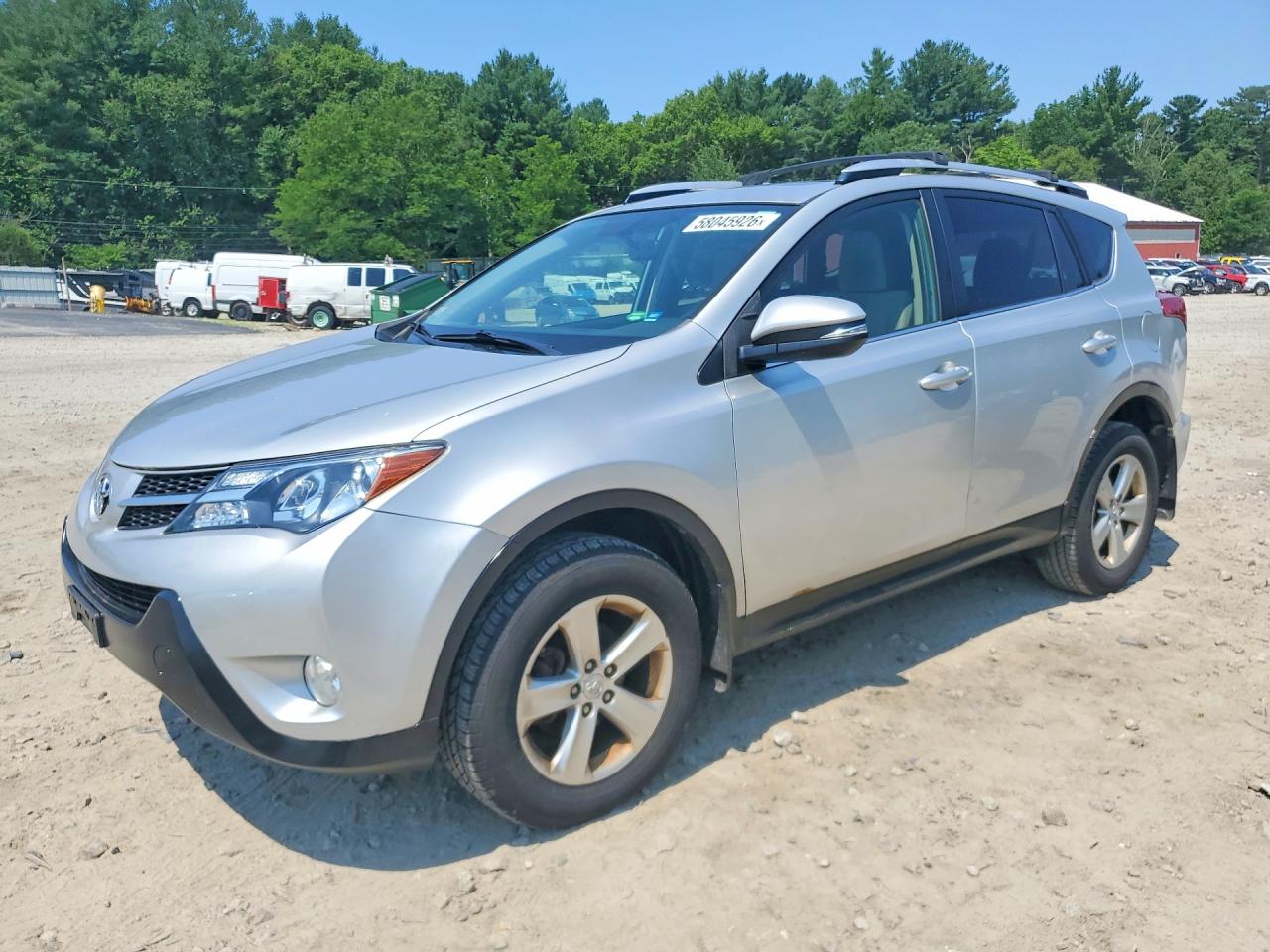 2014 Toyota Rav4 Xle Серебряный vin: JTMRFREVXEJ005321