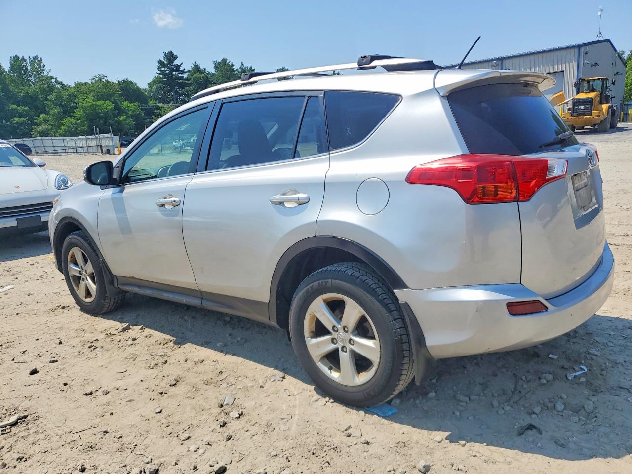 2014 Toyota Rav4 Xle Silver vin: JTMRFREVXEJ005321