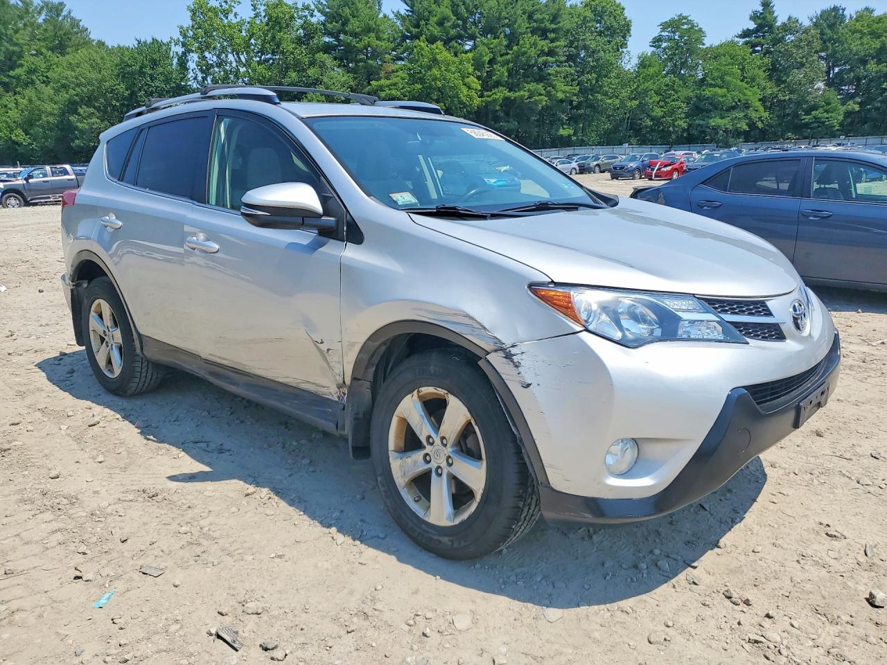 2014 Toyota Rav4 Xle Silver vin: JTMRFREVXEJ005321