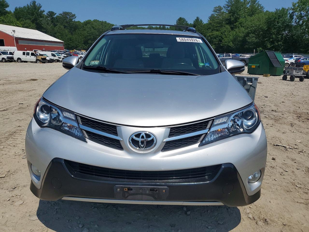 2014 Toyota Rav4 Xle Silver vin: JTMRFREVXEJ005321