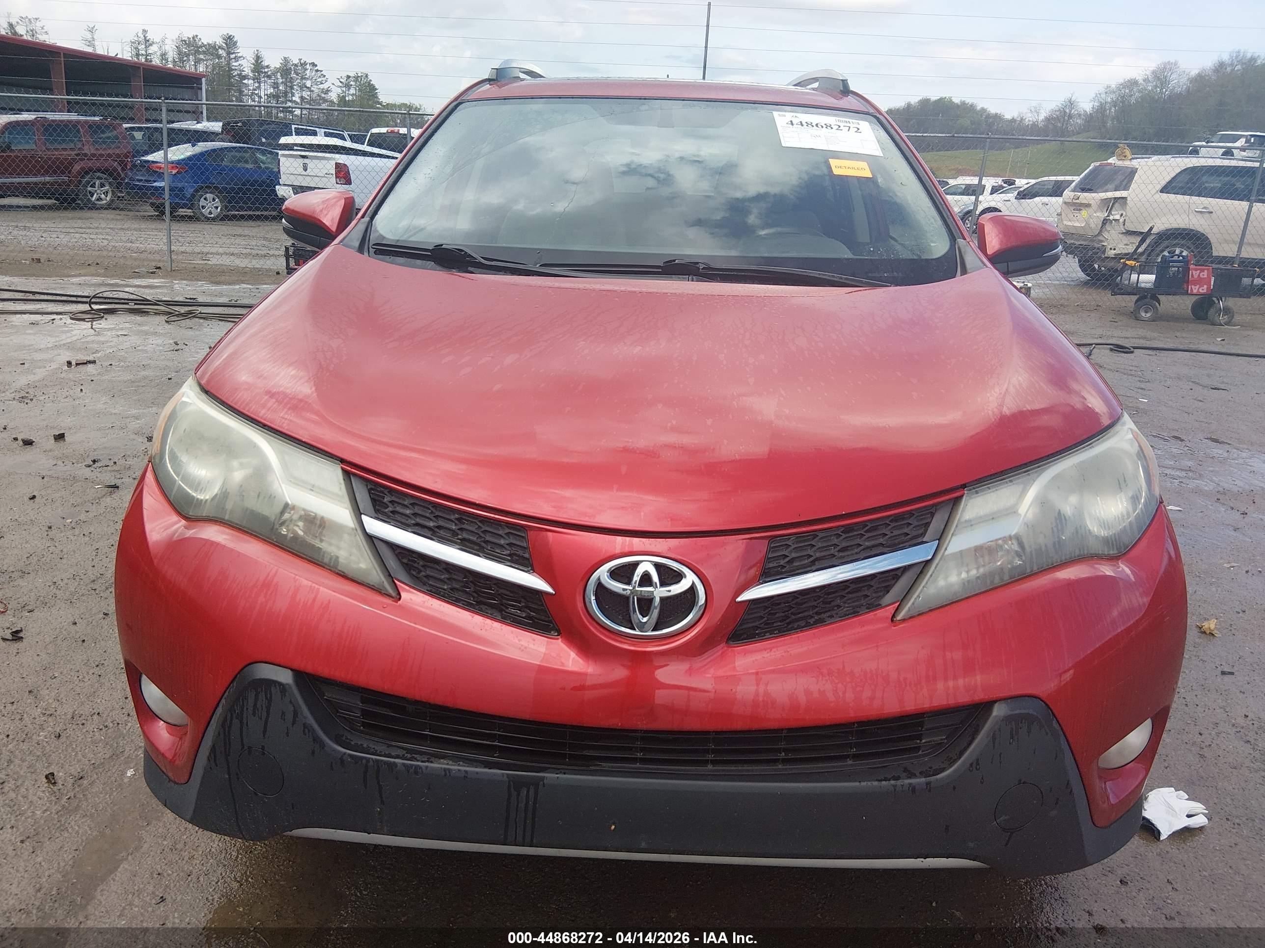 2015 Toyota Rav4 Xle Red vin: JTMRFREVXFD112661