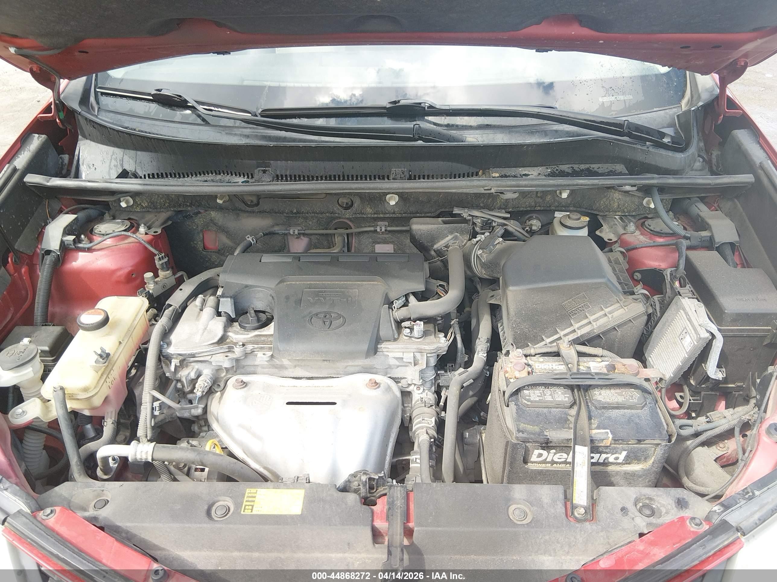 2015 Toyota Rav4 Xle Red vin: JTMRFREVXFD112661