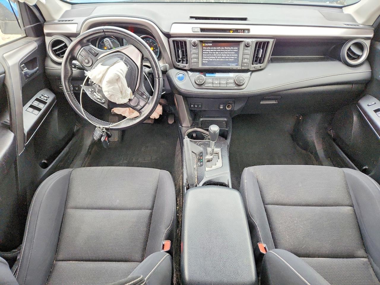 2017 Toyota Rav4 Hybrid Xle Blue vin: JTMRJREV2HD064624