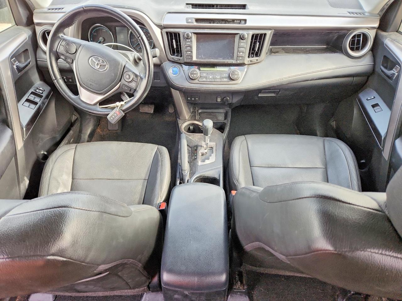 2017 Toyota Rav4 Hybrid Xle Gray vin: JTMRJREV2HD109156