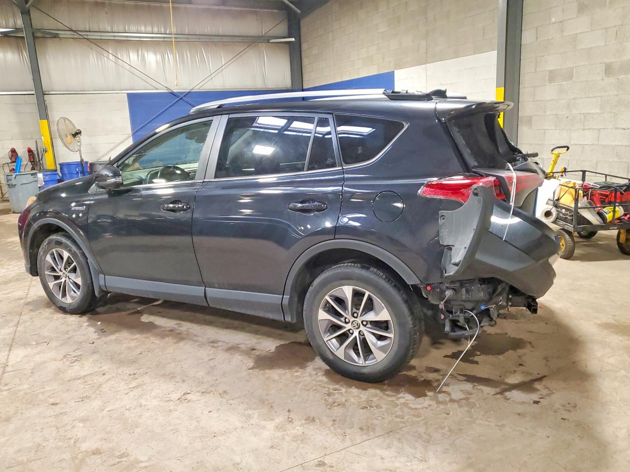 2018 Toyota Rav4 Hybrid Xle Charcoal vin: JTMRJREV5JD193284