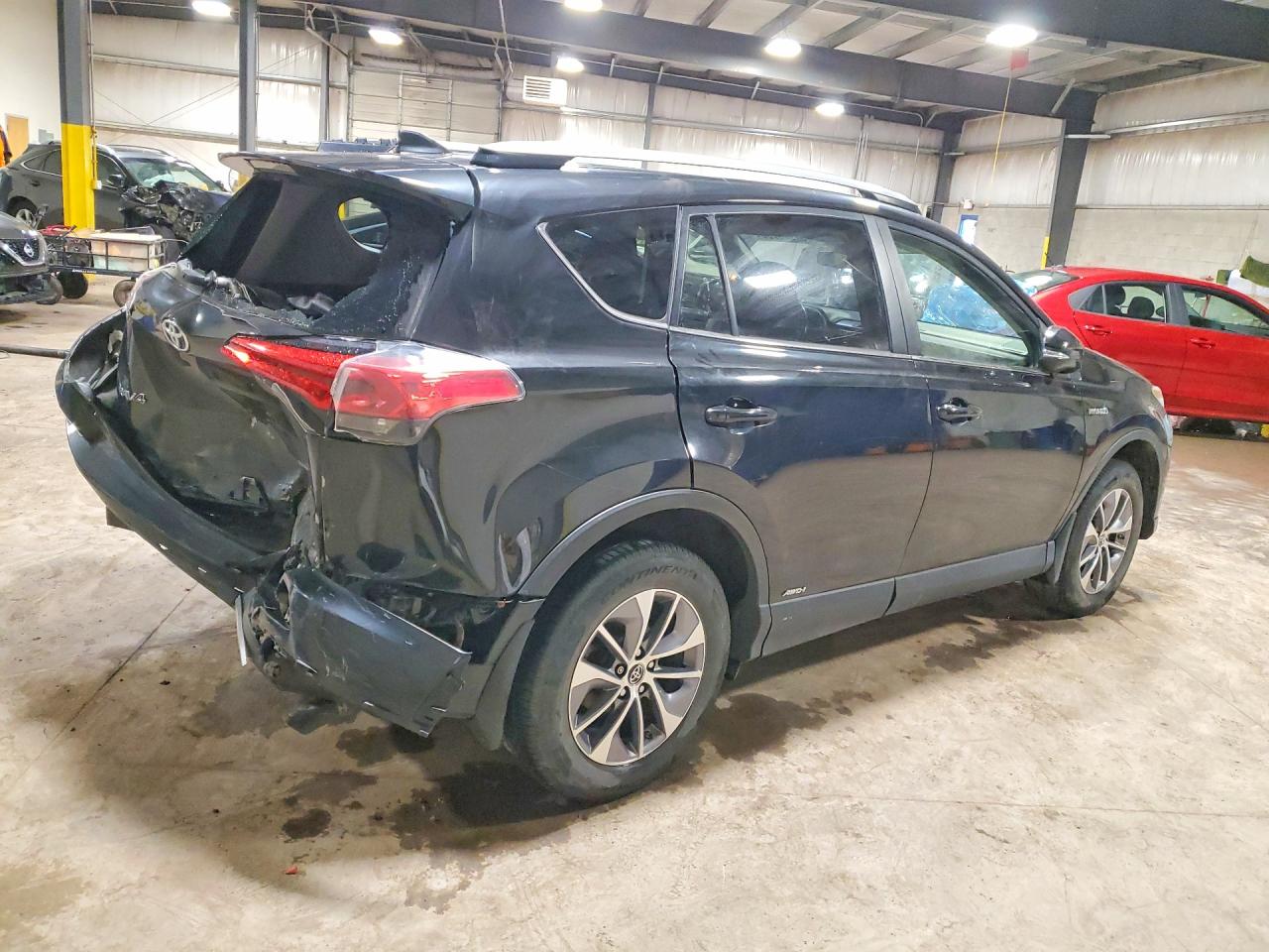 2018 Toyota Rav4 Hybrid Xle Charcoal vin: JTMRJREV5JD193284
