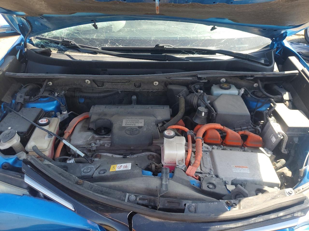 2016 Toyota Rav4 Hv Xle Blue vin: JTMRJREVXGD057306