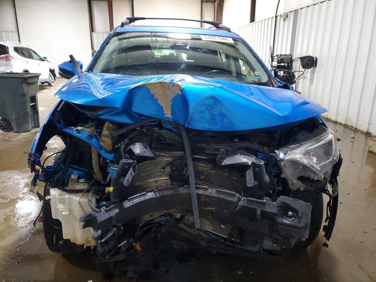 2018 Toyota Rav4 Hybrid Xle Blue vin: JTMRJREVXJD243161