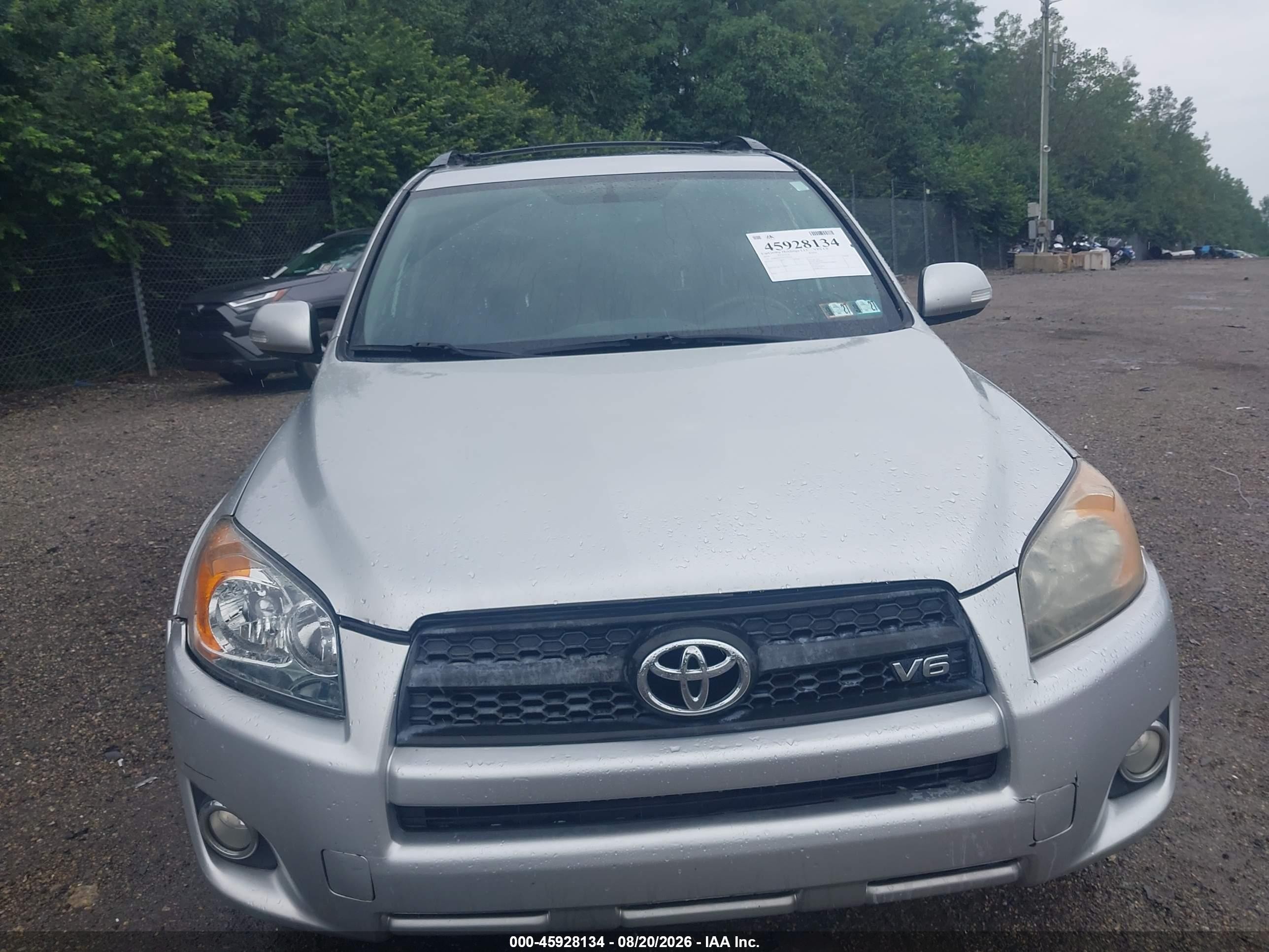 2010 Toyota Rav4 Sport V6 Silver vin: JTMRK4DV0A5085957