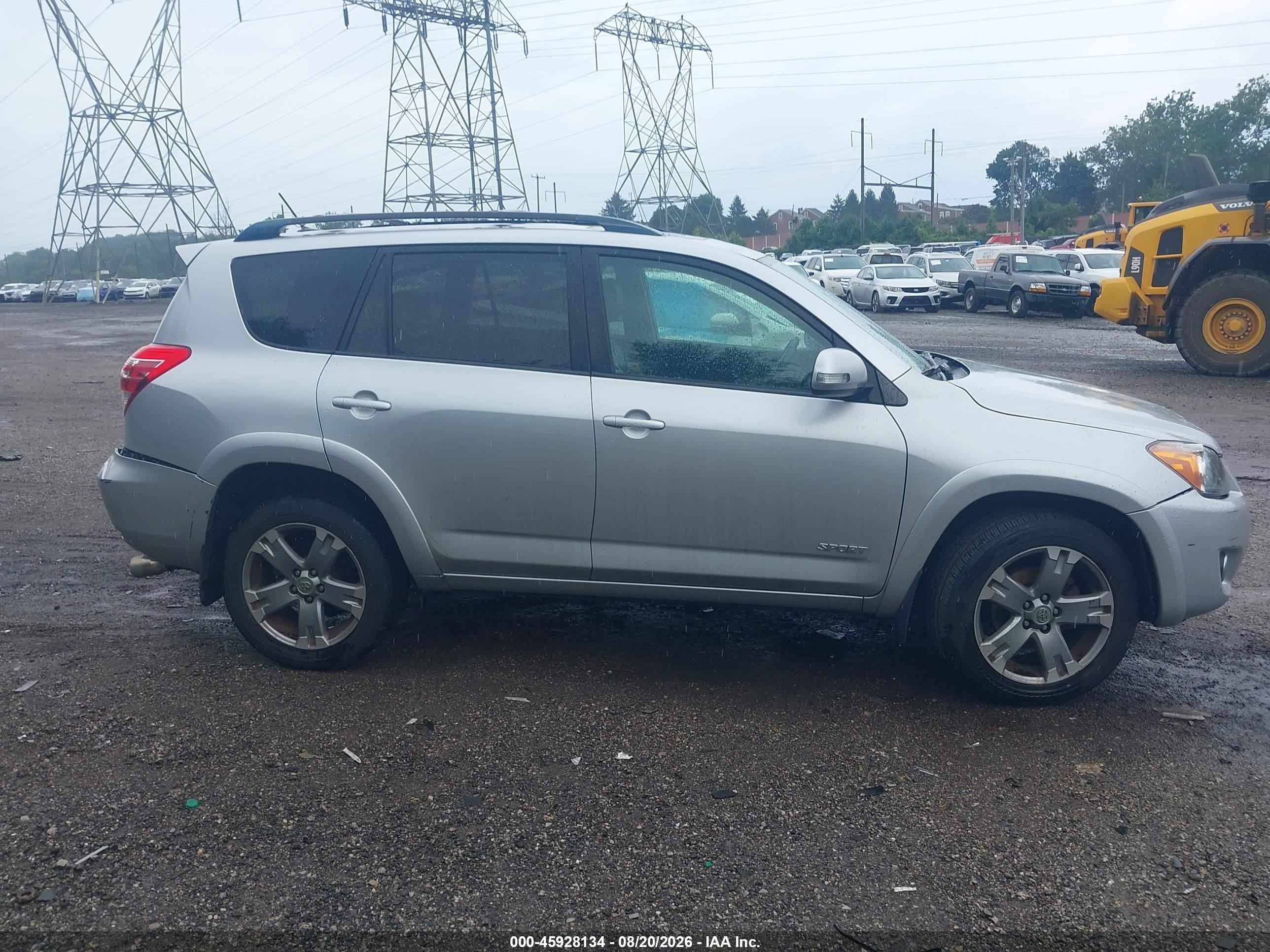 2010 Toyota Rav4 Sport V6 Silver vin: JTMRK4DV0A5085957