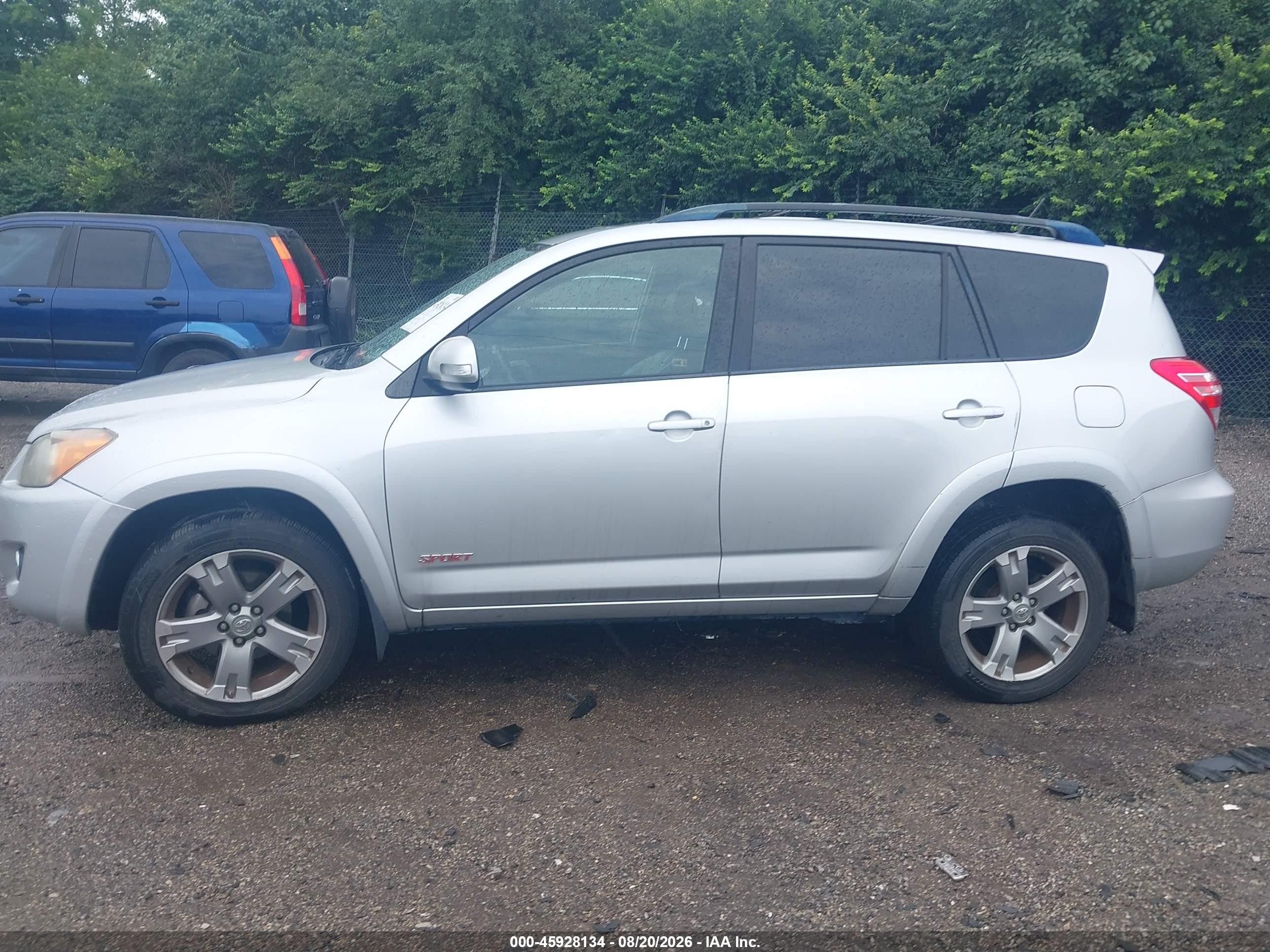 2010 Toyota Rav4 Sport V6 Silver vin: JTMRK4DV0A5085957