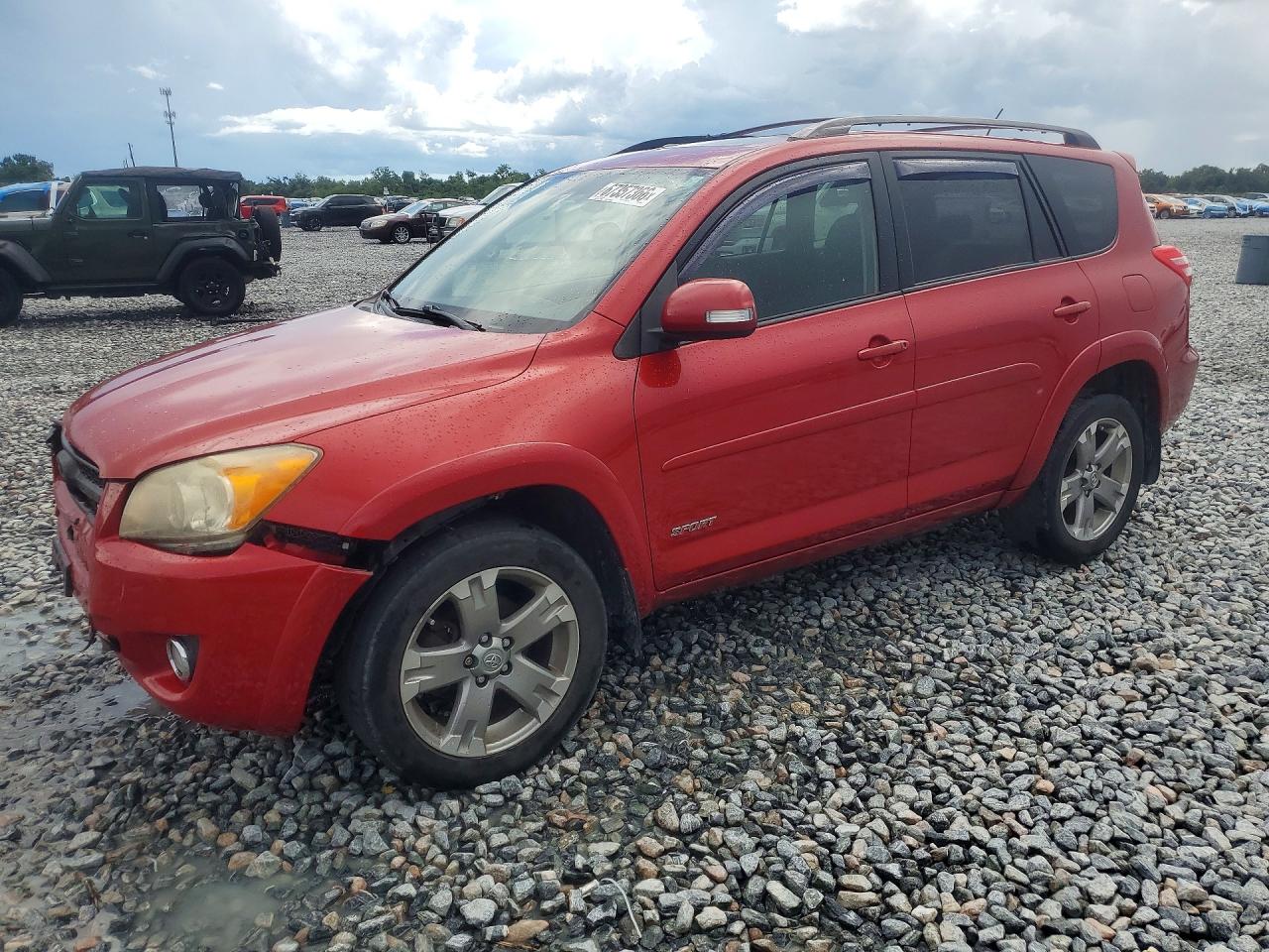 2010 Toyota Rav4 Sport Red vin: JTMRK4DV0A5093086