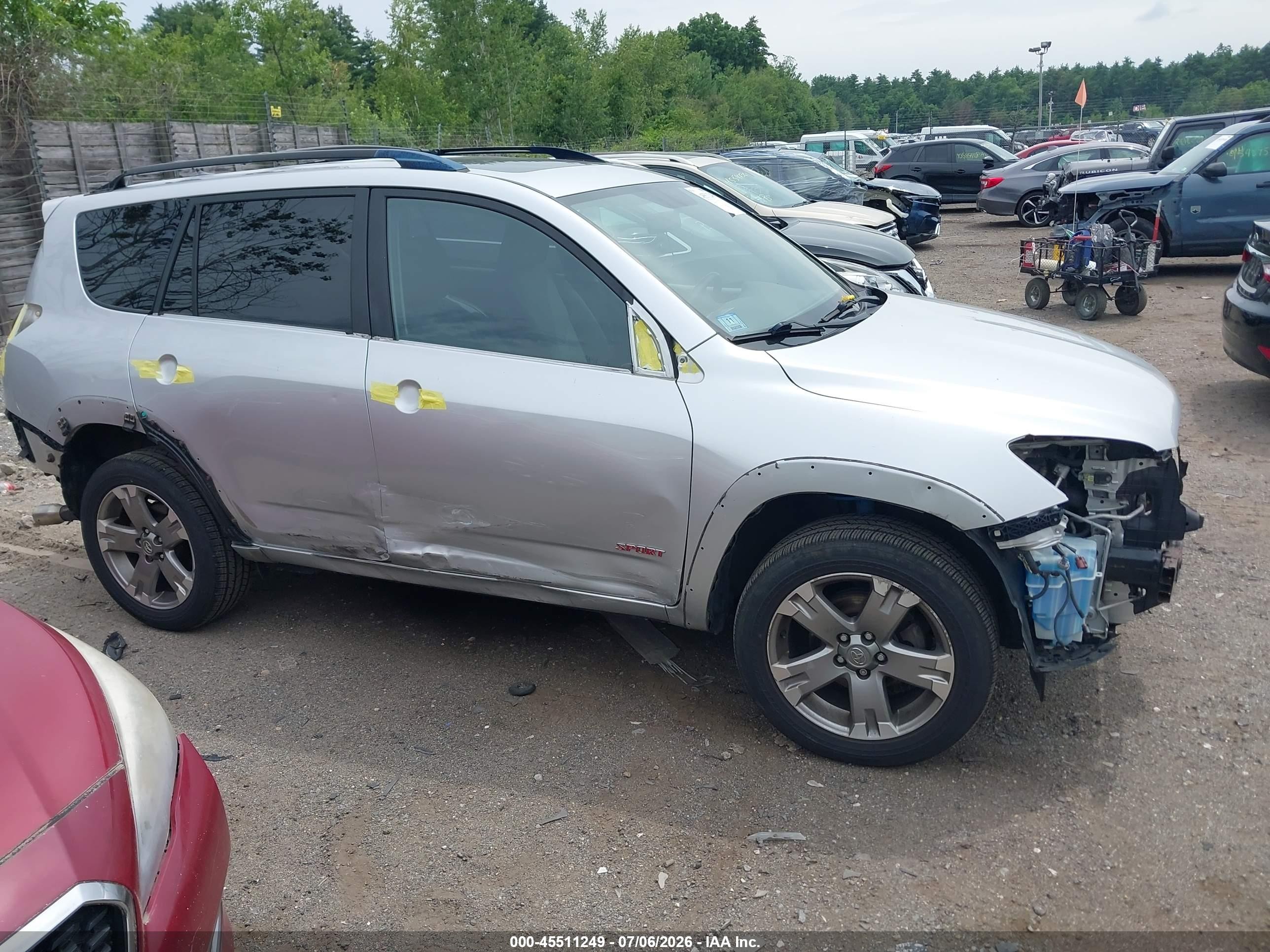 2011 Toyota Rav4 Sport V6 Silver vin: JTMRK4DV0B5102774