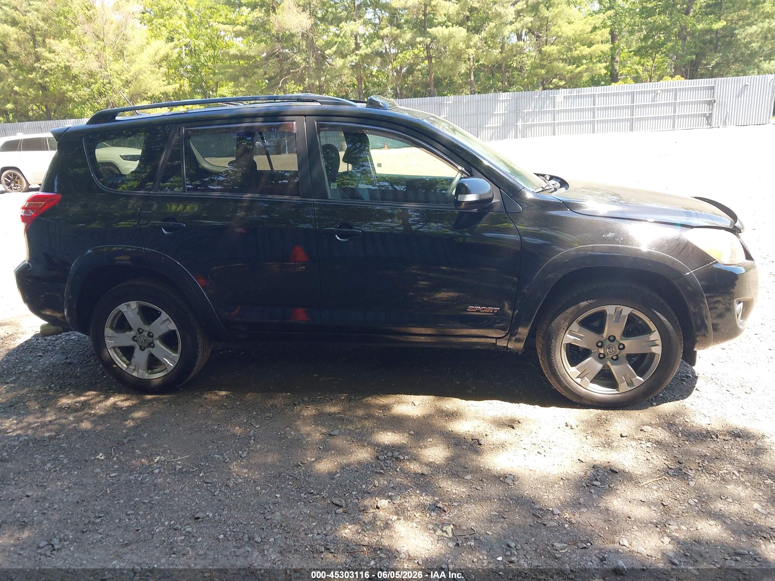 2010 Toyota Rav4 Sport V6 Black vin: JTMRK4DV1A5095493