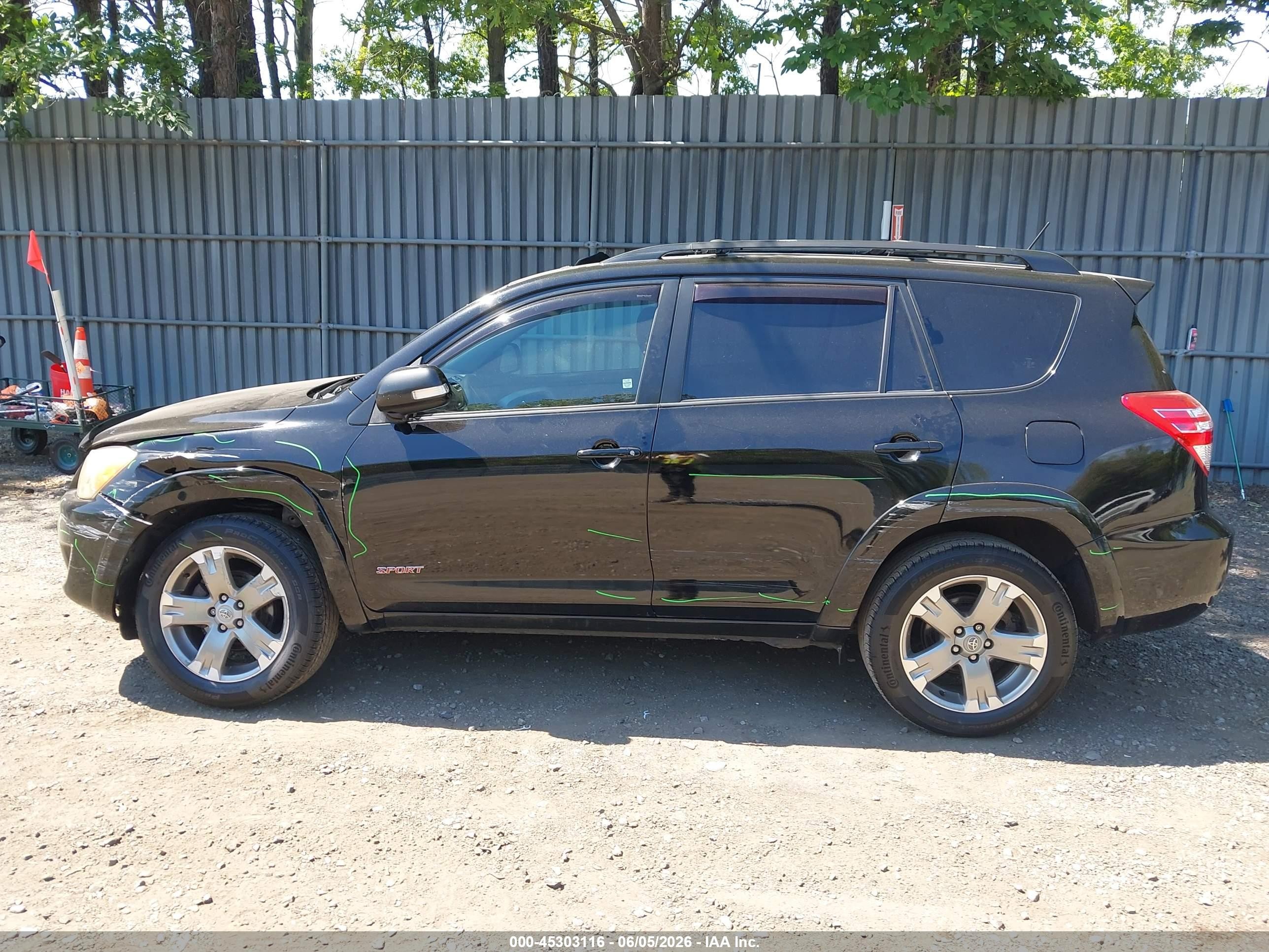 2010 Toyota Rav4 Sport V6 Black vin: JTMRK4DV1A5095493