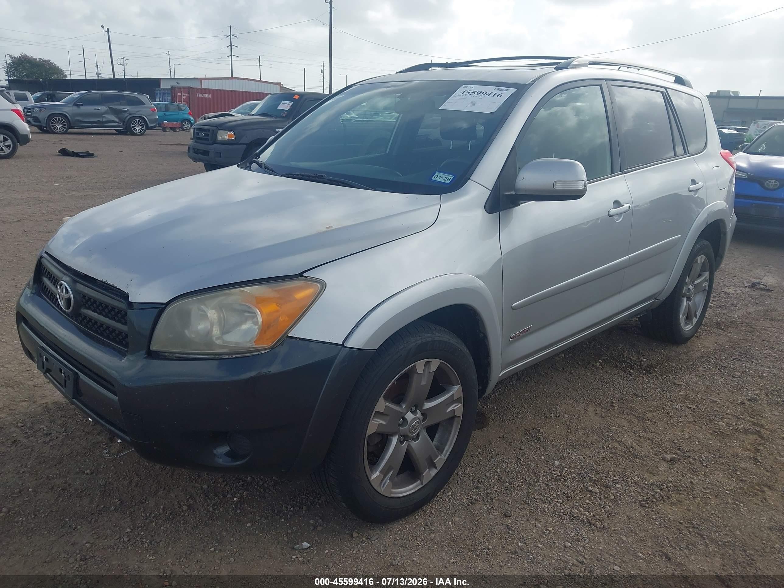 2010 Toyota Rav4 Sport V6 Silver vin: JTMRK4DV2A5092960