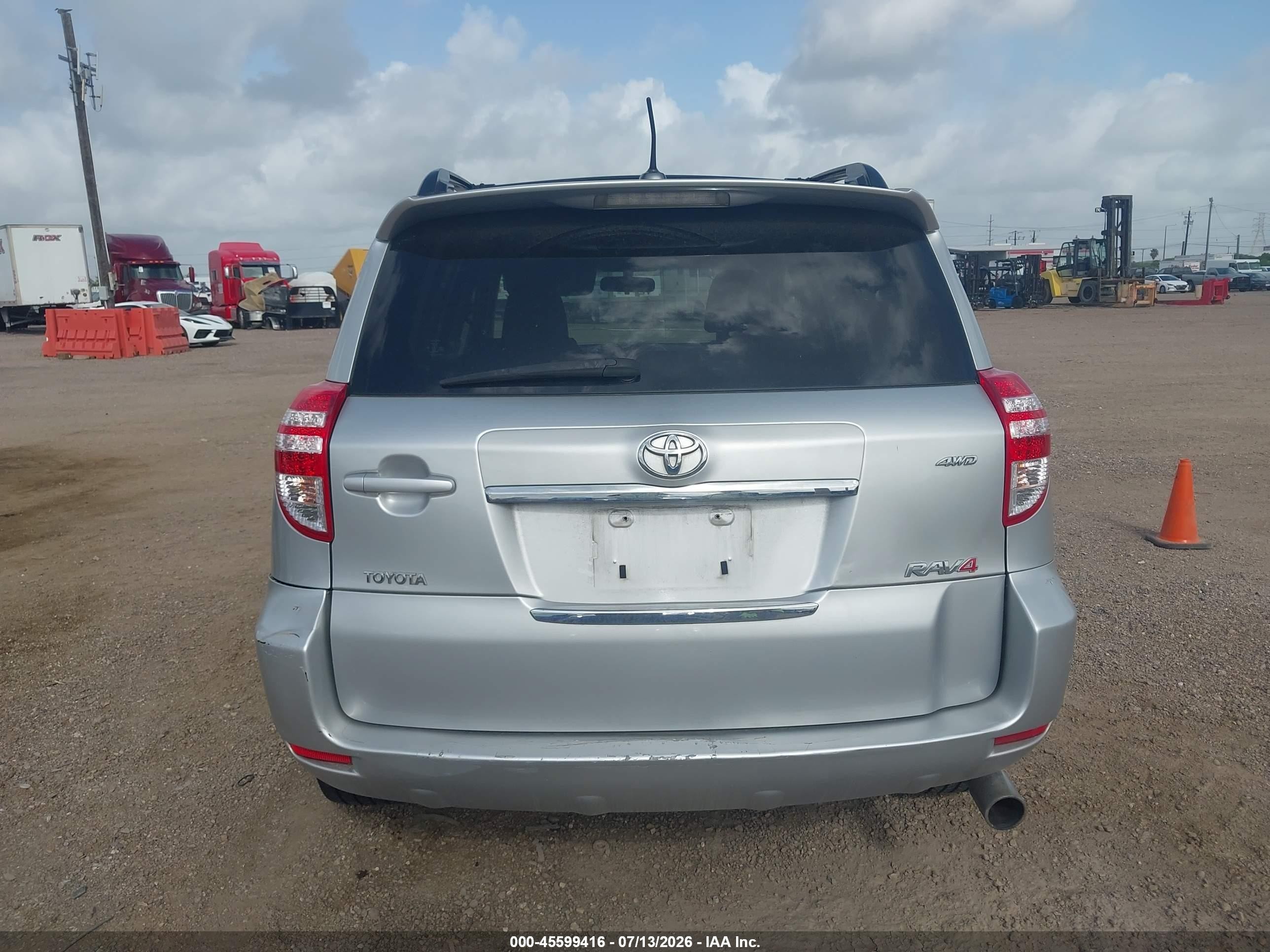 2010 Toyota Rav4 Sport V6 Silver vin: JTMRK4DV2A5092960