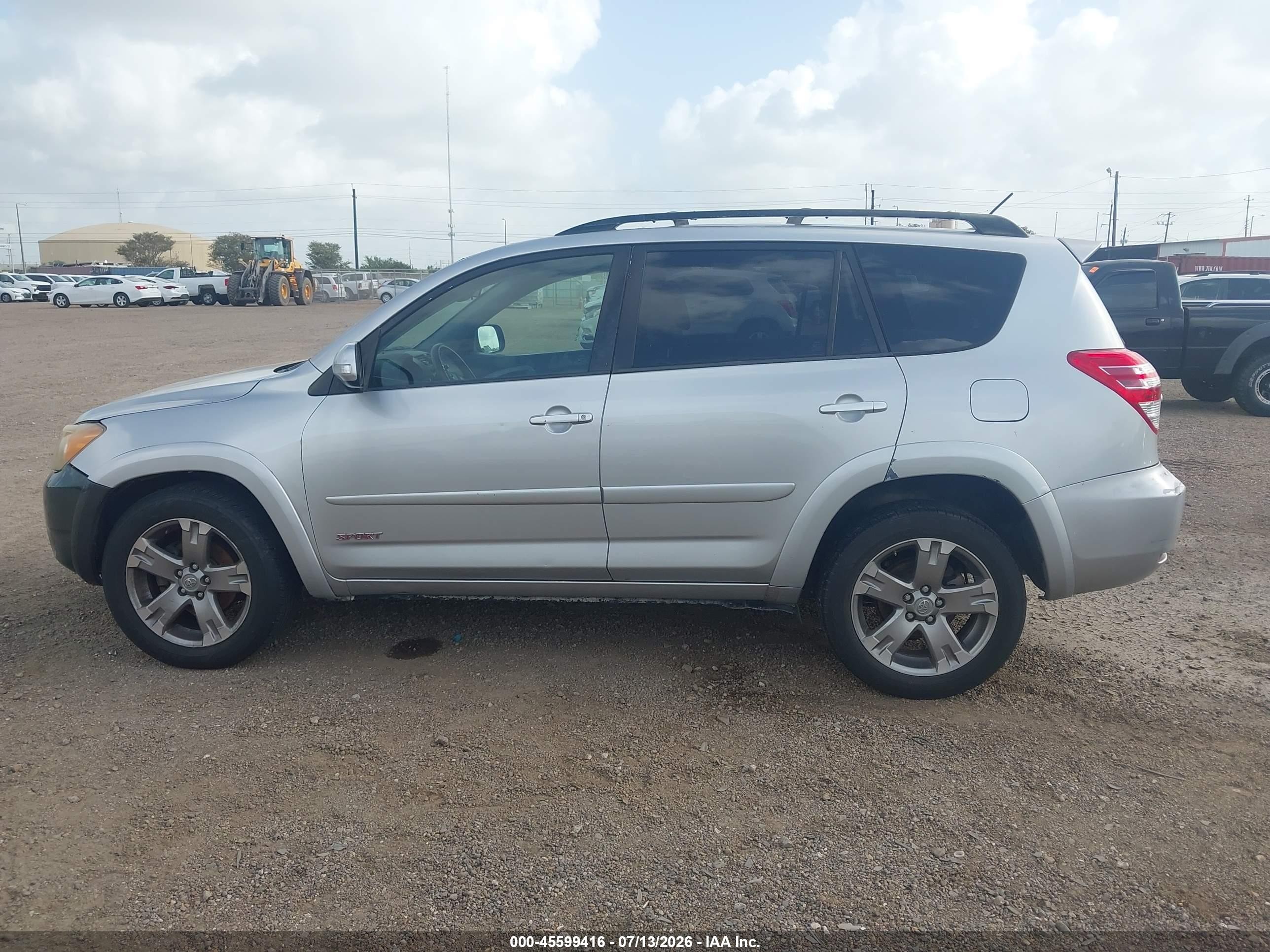2010 Toyota Rav4 Sport V6 Silver vin: JTMRK4DV2A5092960