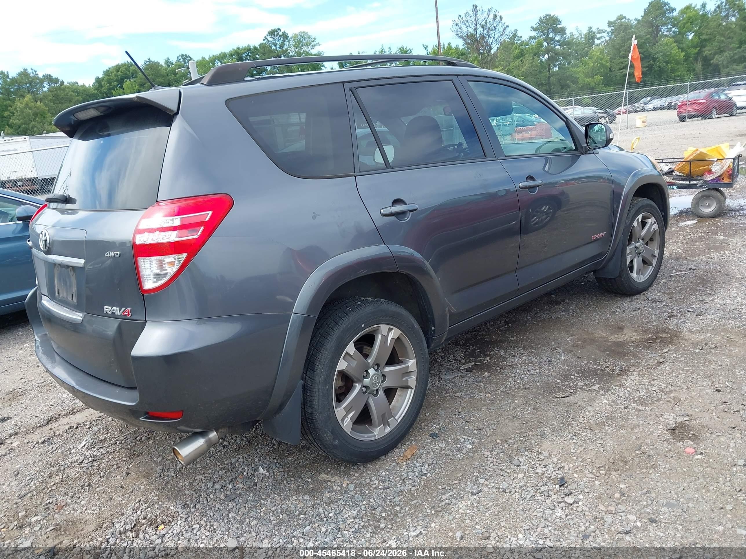 2010 Toyota Rav4 Sport V6 Gray vin: JTMRK4DV2A5096992