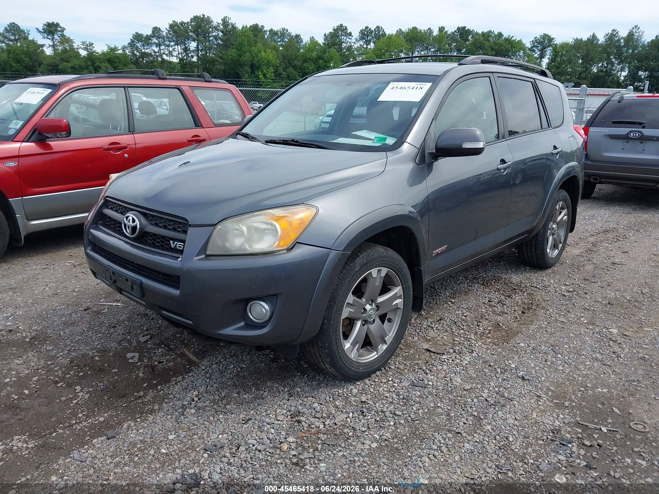 2010 Toyota Rav4 Sport V6 Gray vin: JTMRK4DV2A5096992