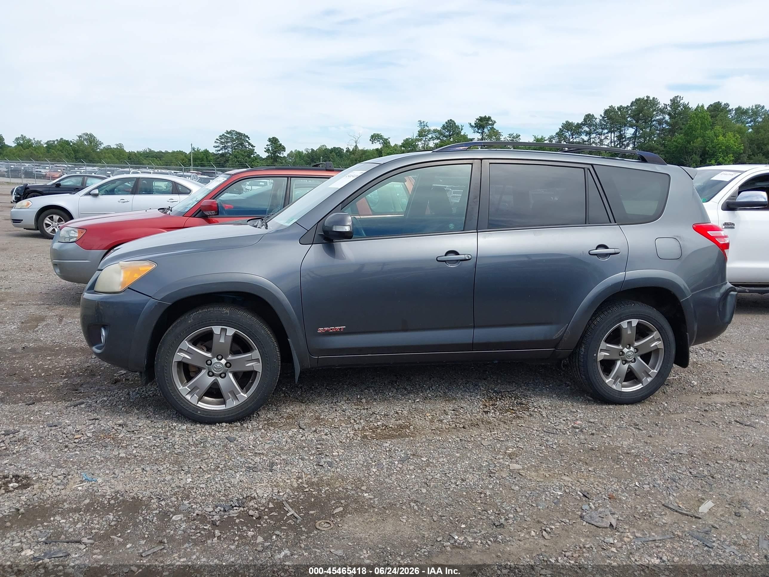 2010 Toyota Rav4 Sport V6 Gray vin: JTMRK4DV2A5096992