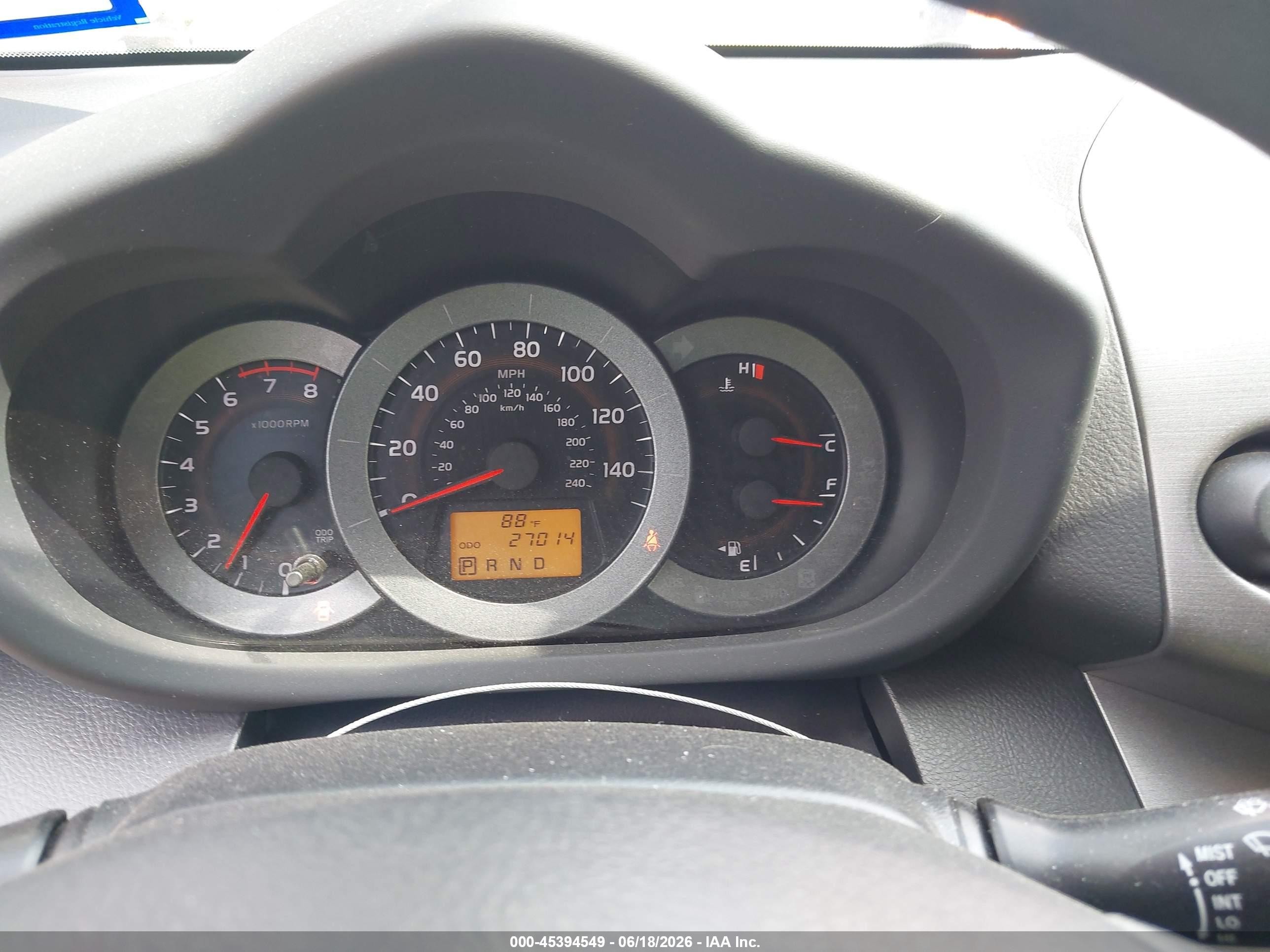 2012 Toyota Rav4 Sport V6 Red vin: JTMRK4DV2C5107900