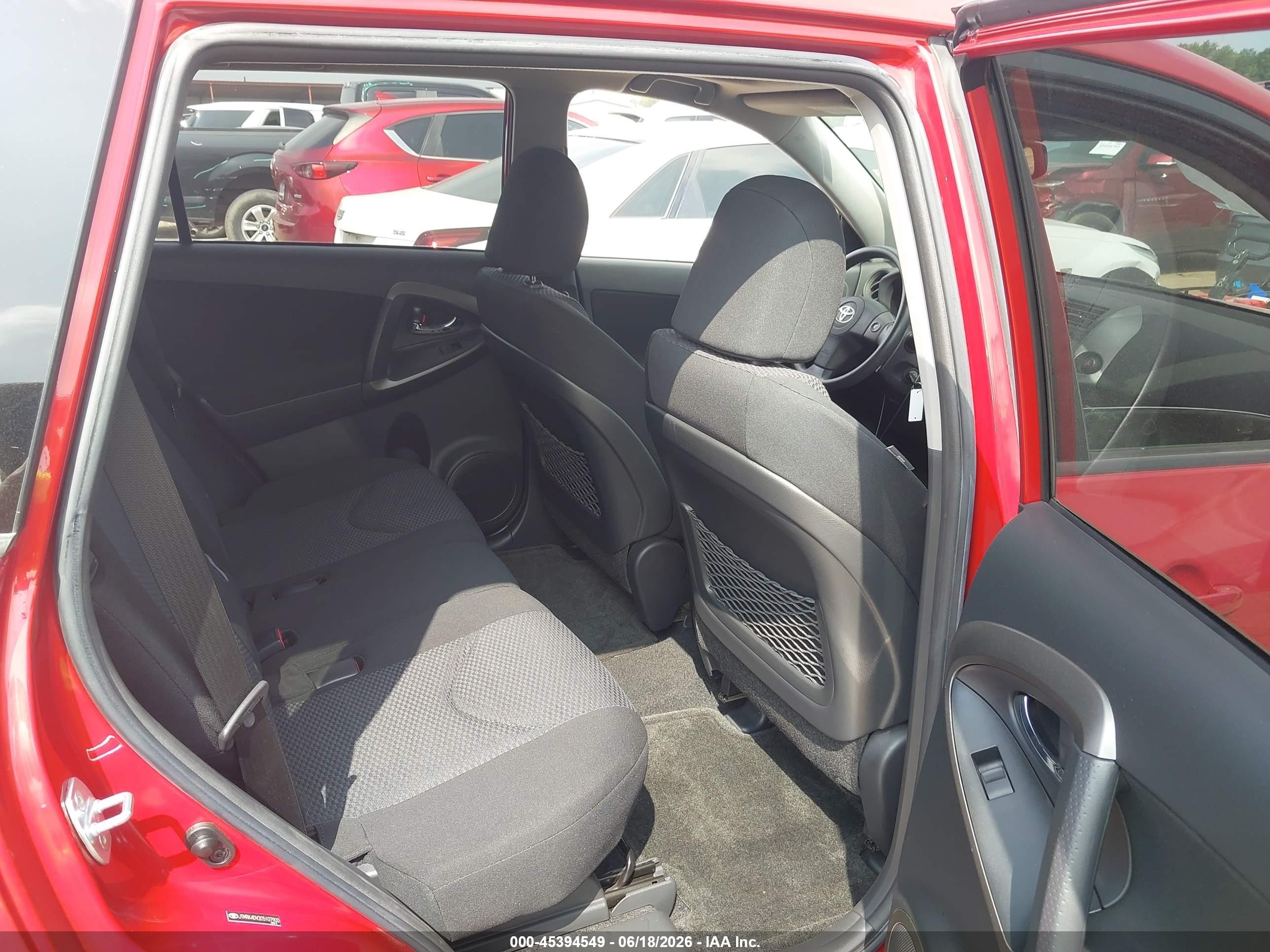 2012 Toyota Rav4 Sport V6 Red vin: JTMRK4DV2C5107900
