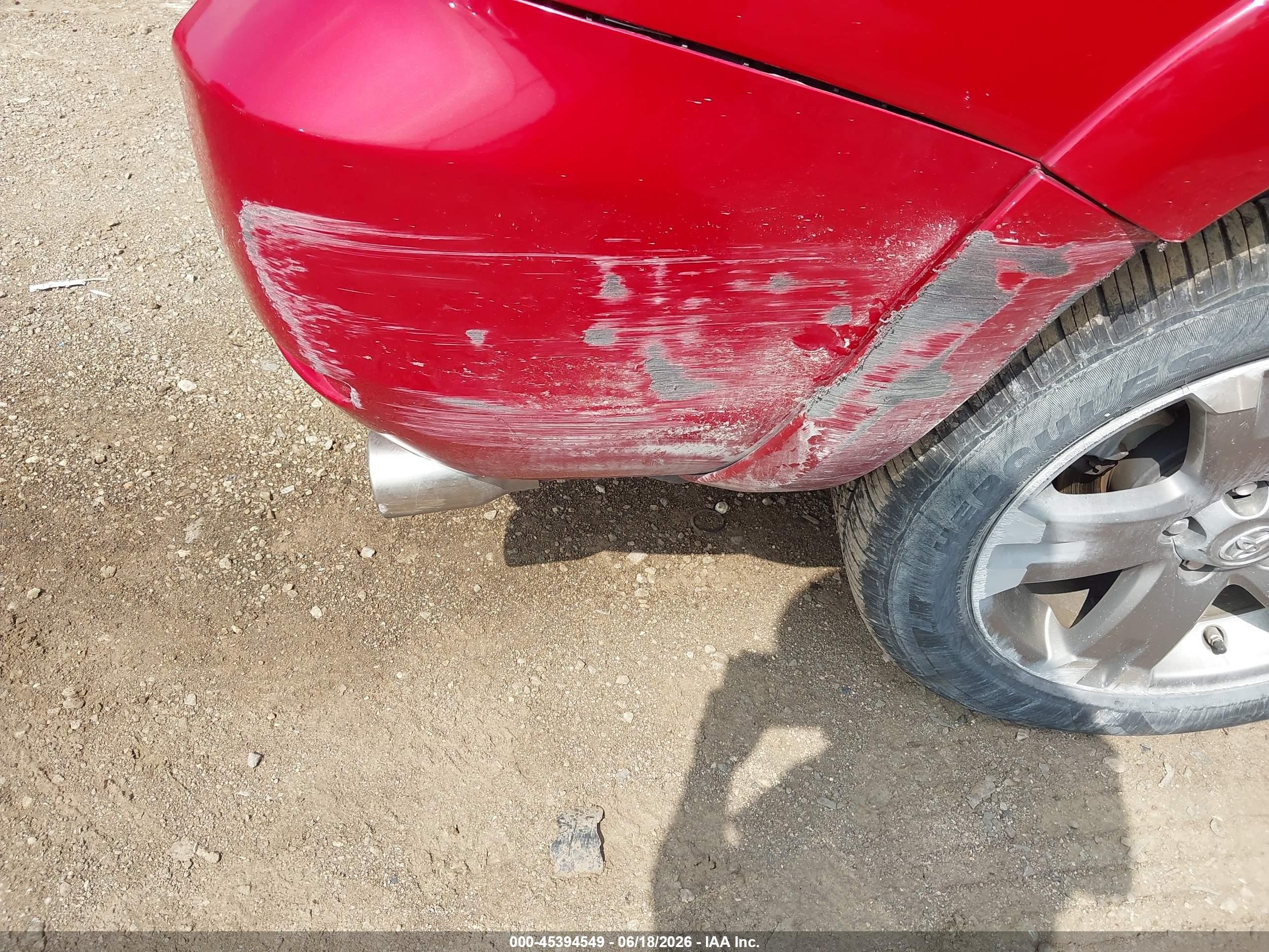 2012 Toyota Rav4 Sport V6 Red vin: JTMRK4DV2C5107900