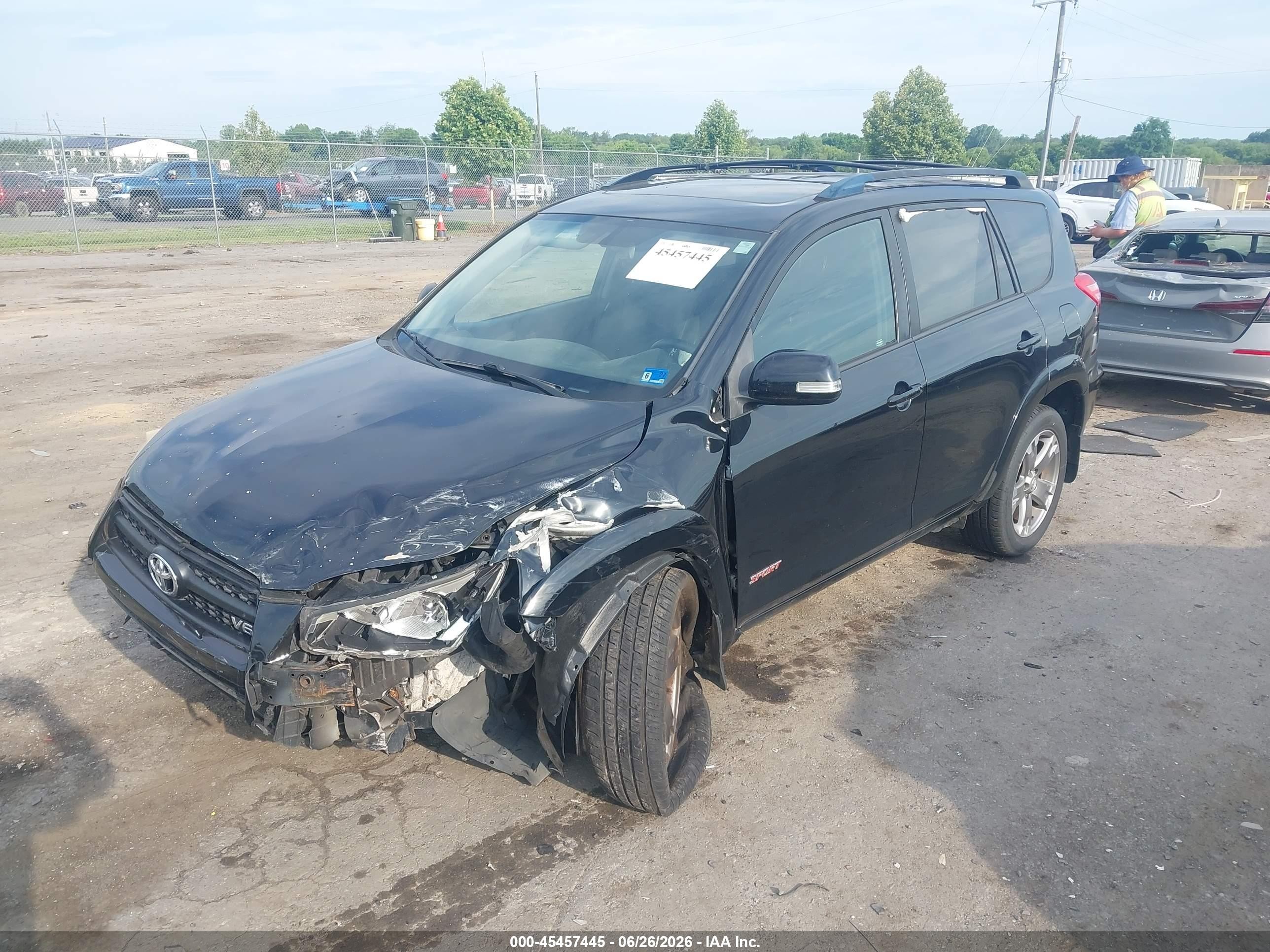 2011 Toyota Rav4 Sport V6 Black vin: JTMRK4DV3B5098946