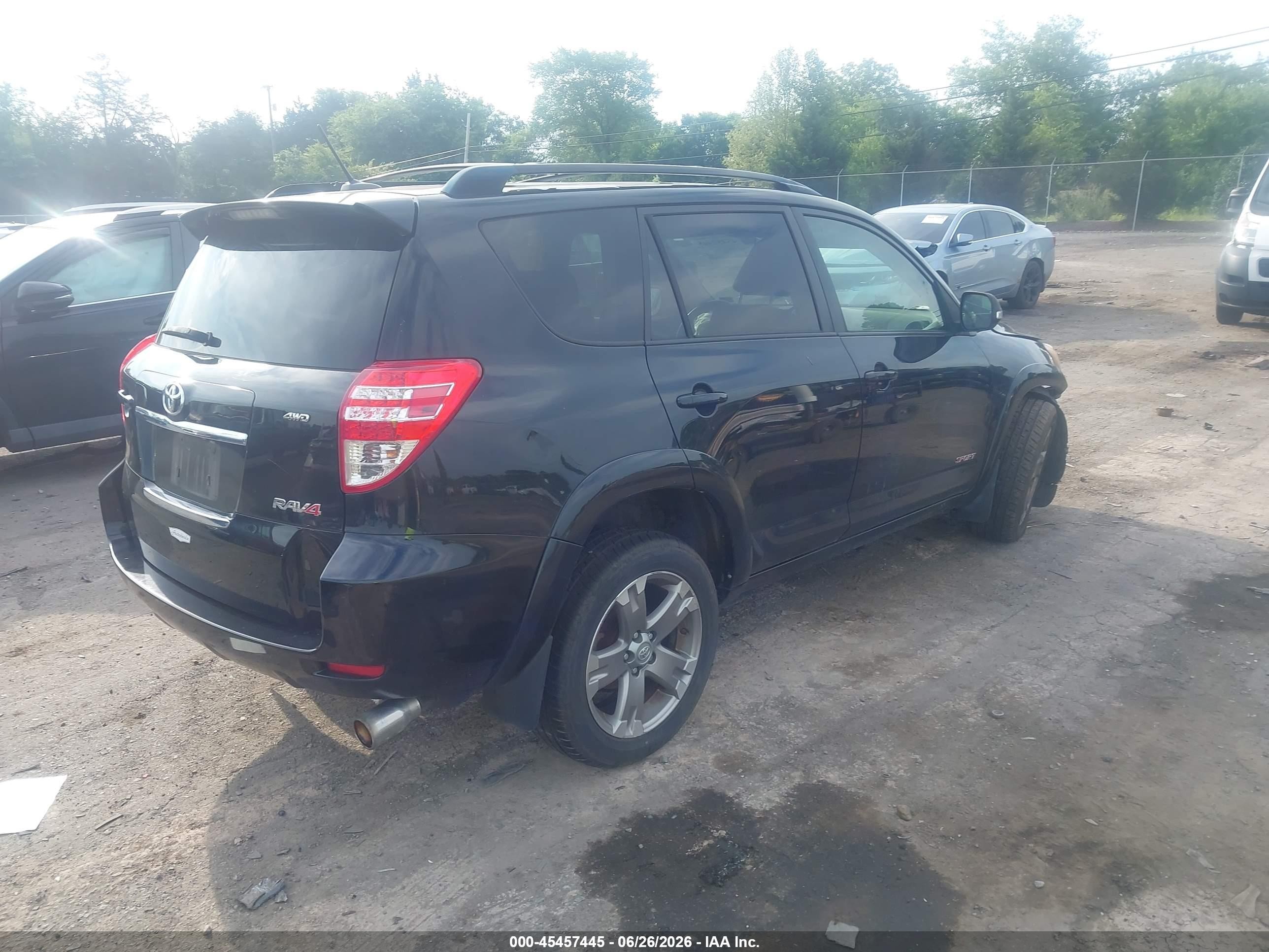 2011 Toyota Rav4 Sport V6 Black vin: JTMRK4DV3B5098946