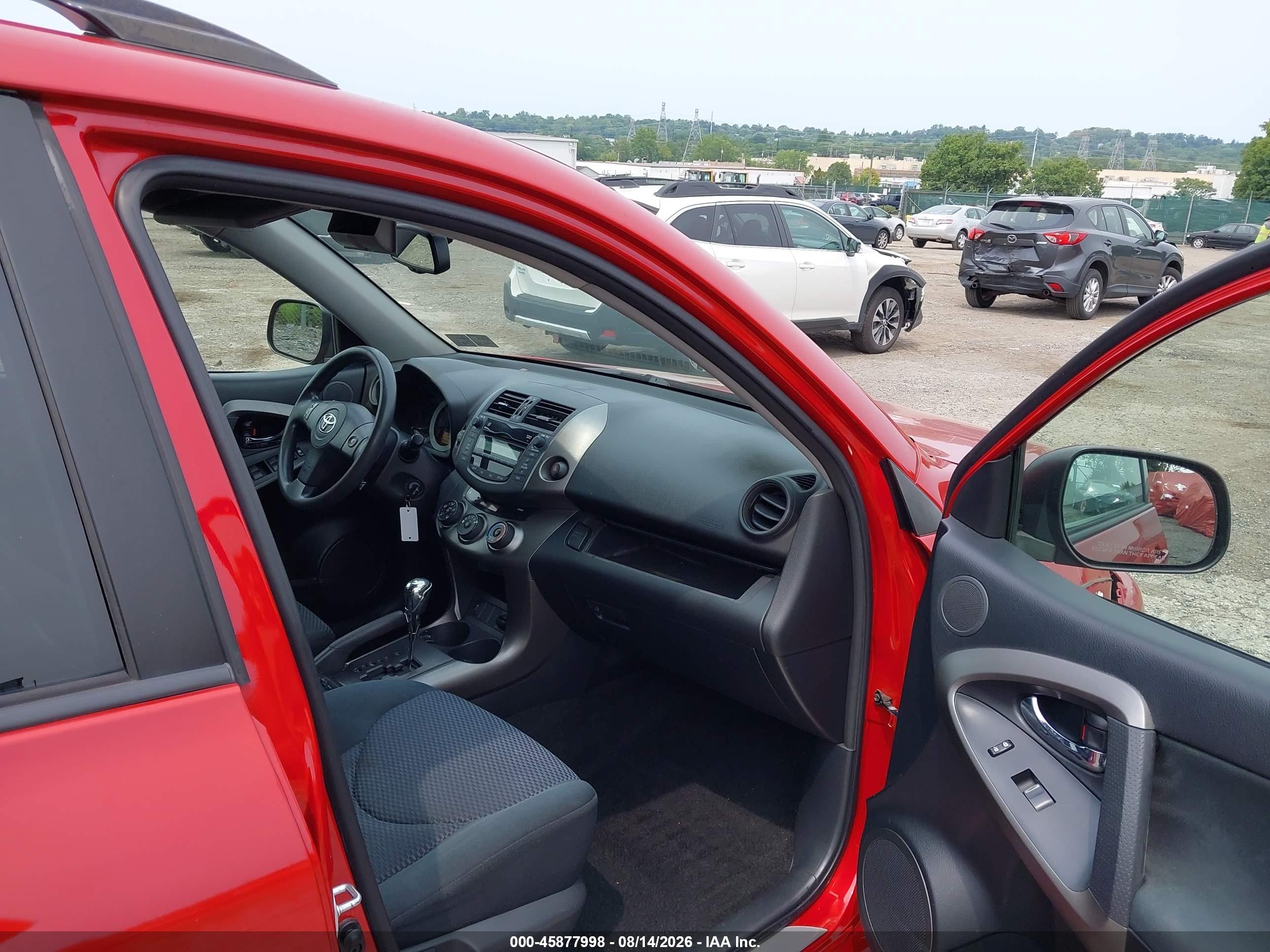 2011 Toyota Rav4 Sport V6 Red vin: JTMRK4DV3B5104342