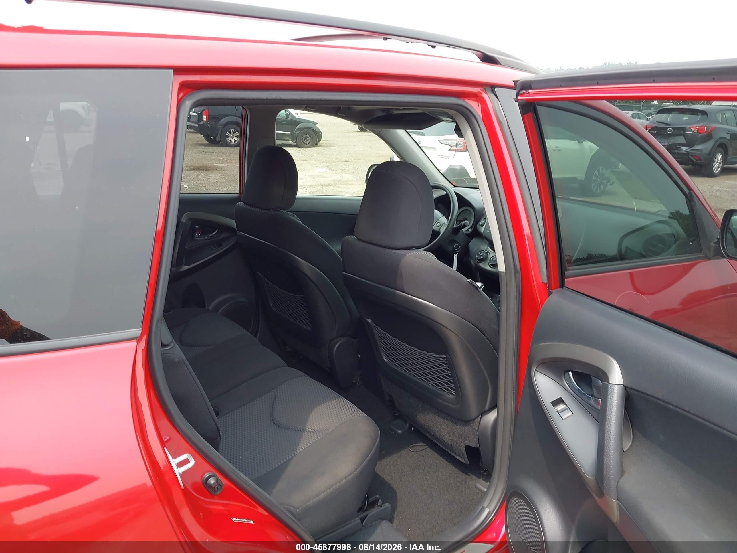2011 Toyota Rav4 Sport V6 Red vin: JTMRK4DV3B5104342