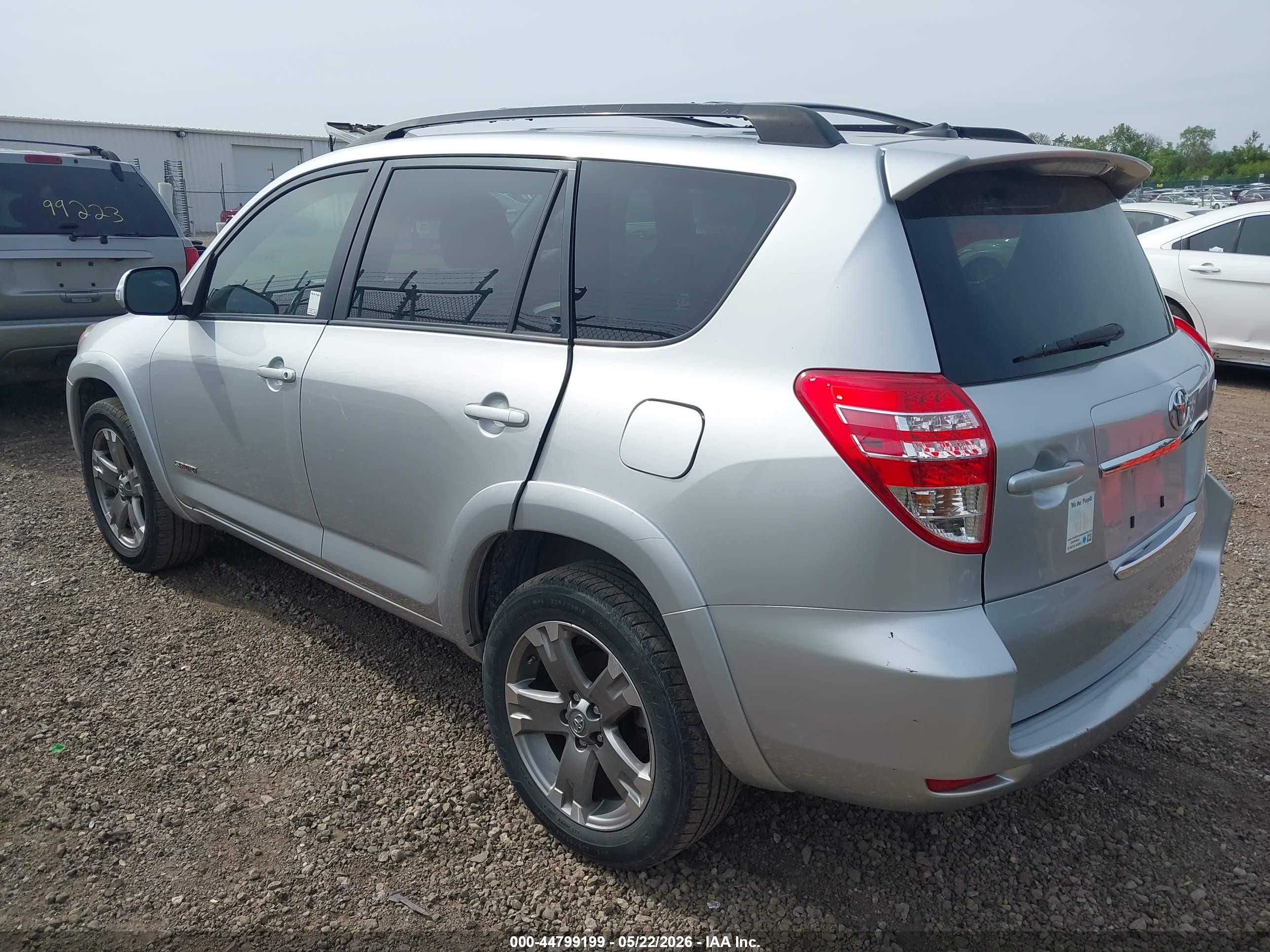 2012 Toyota Rav4 Sport V6 Silver vin: JTMRK4DV3C5109316
