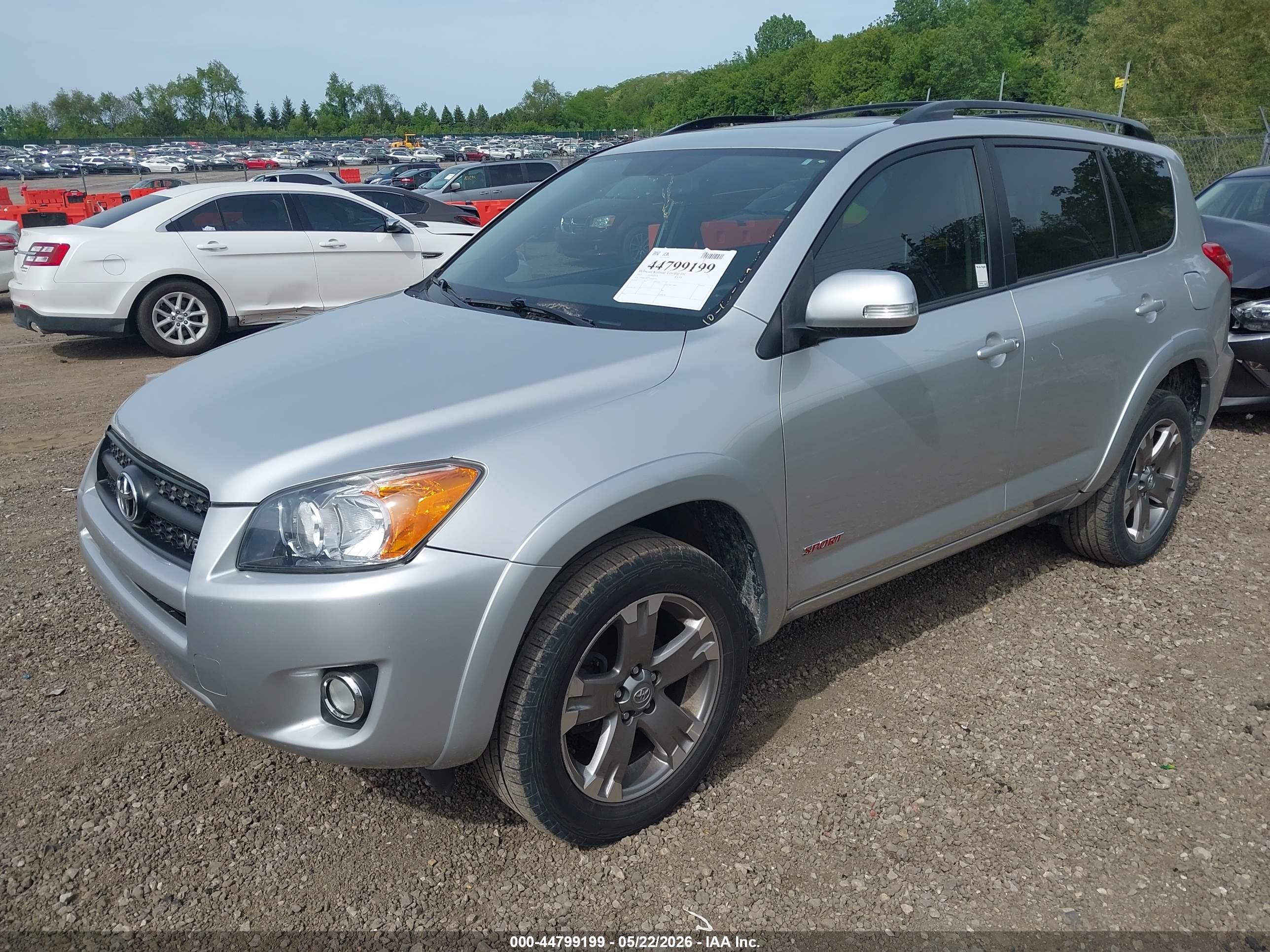 2012 Toyota Rav4 Sport V6 Silver vin: JTMRK4DV3C5109316