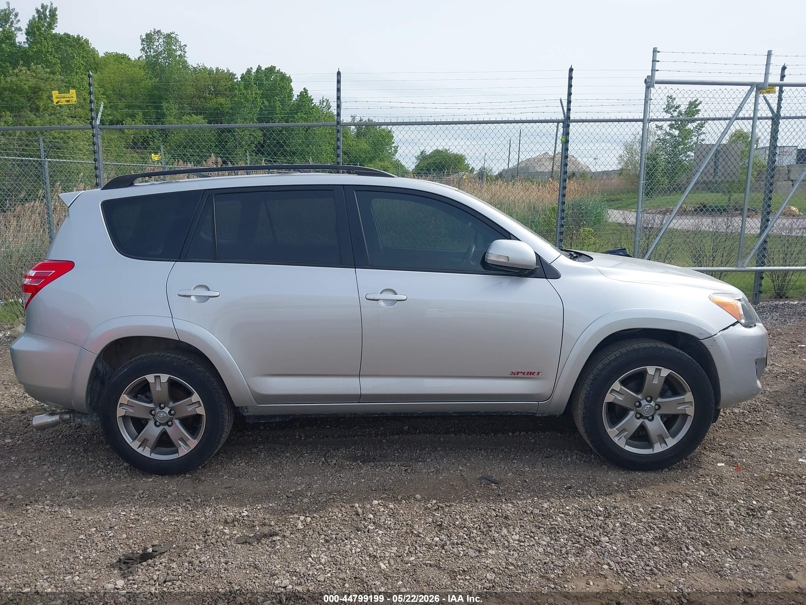 2012 Toyota Rav4 Sport V6 Silver vin: JTMRK4DV3C5109316