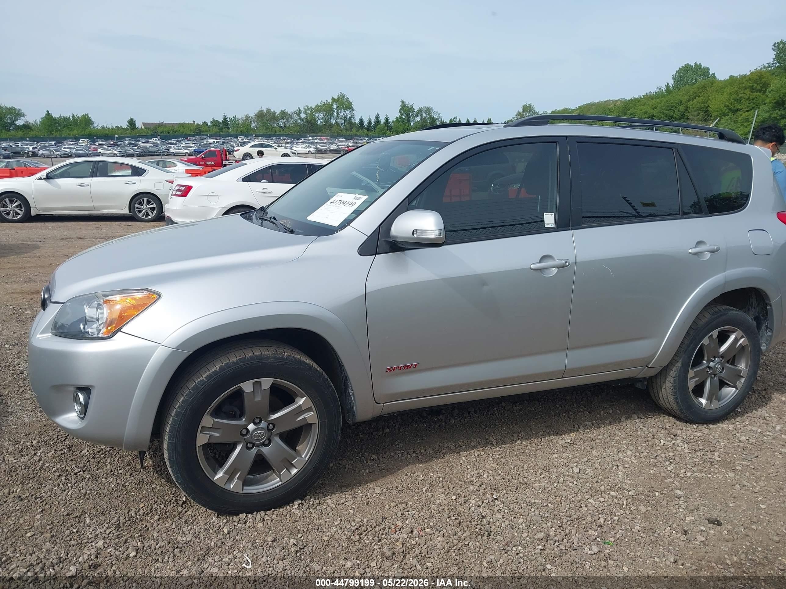 2012 Toyota Rav4 Sport V6 Silver vin: JTMRK4DV3C5109316