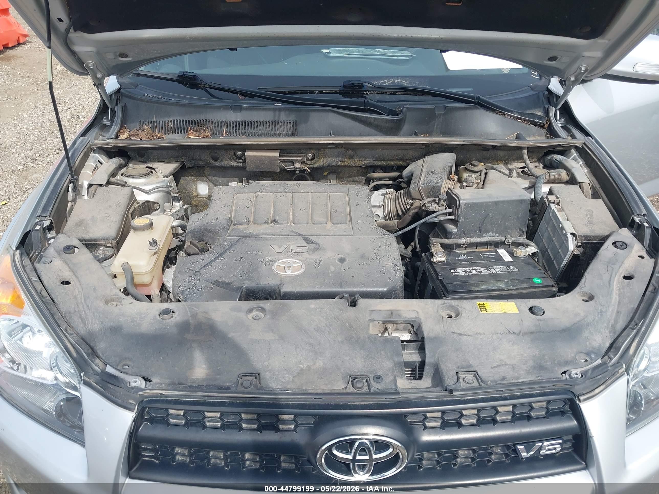 2012 Toyota Rav4 Sport V6 Silver vin: JTMRK4DV3C5109316
